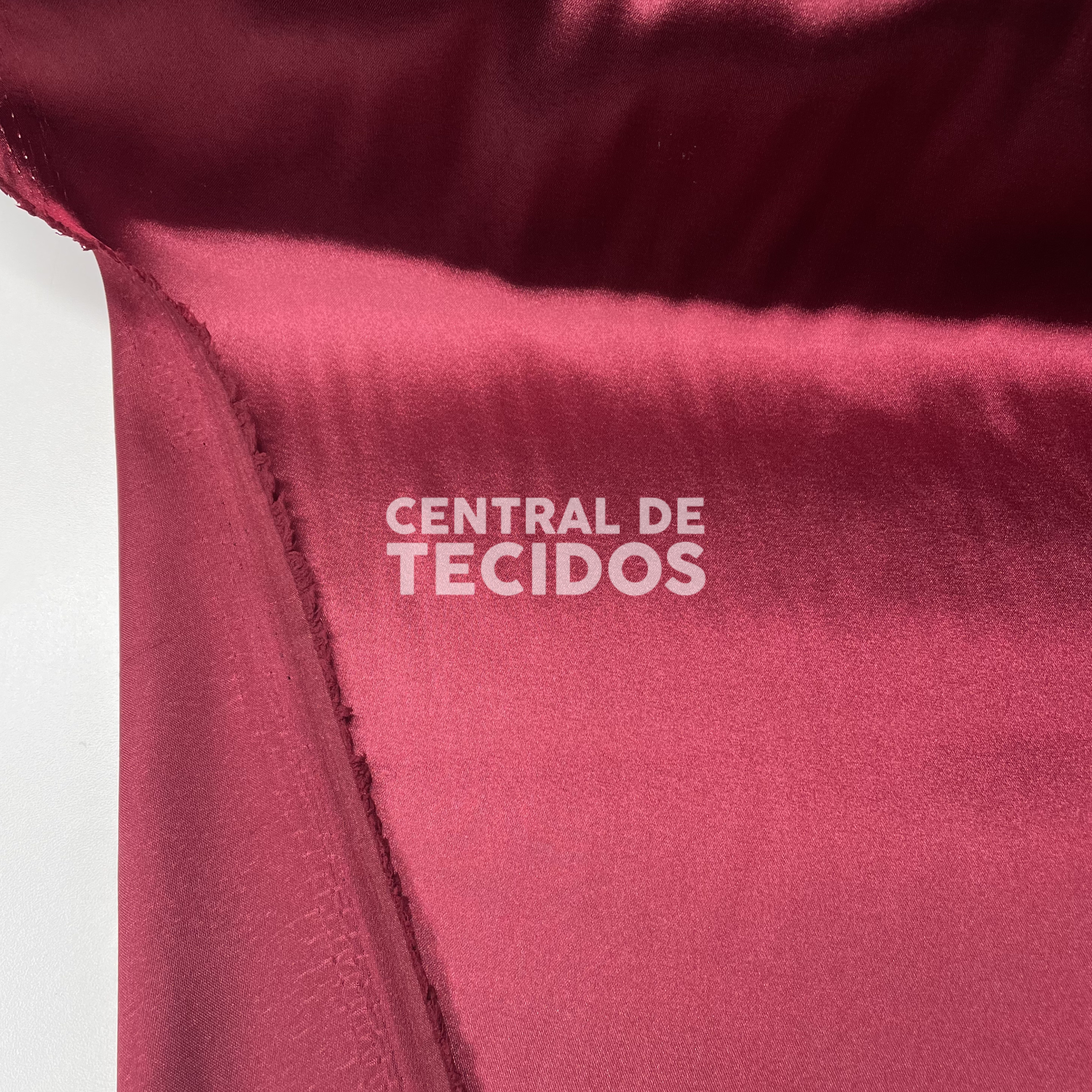 Cetim com Elastano Vermelho Carmim