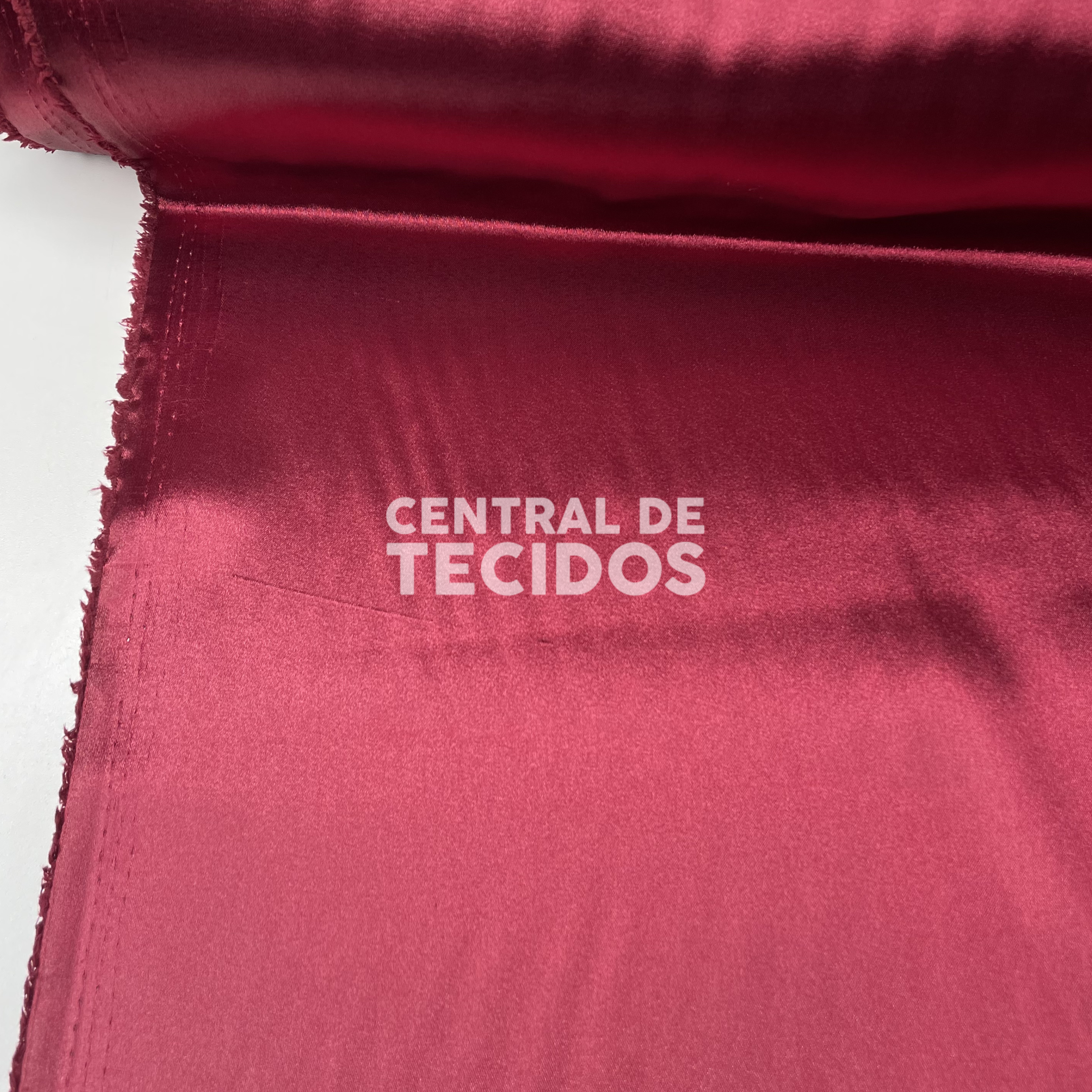 Cetim com Elastano Vermelho Carmim