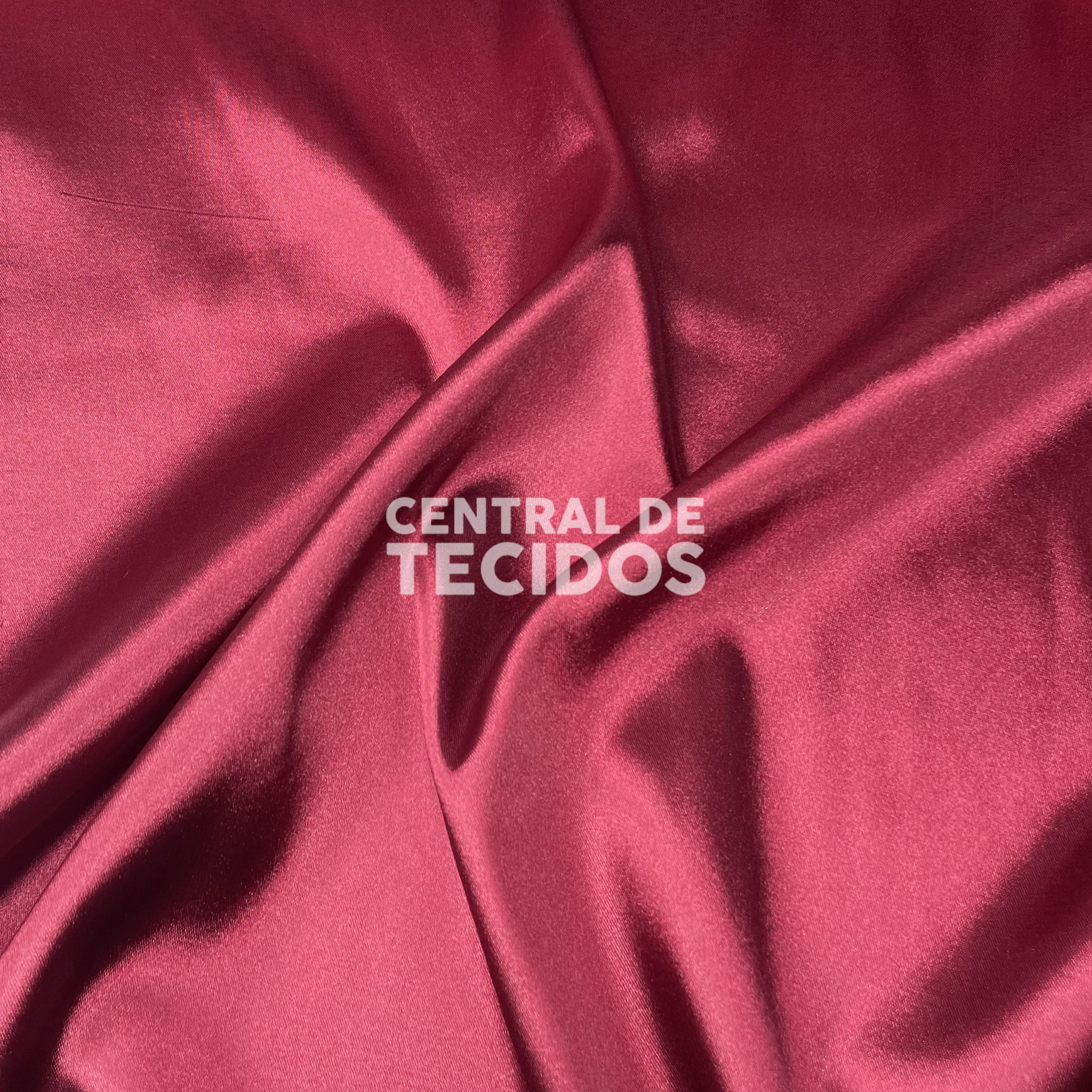Cetim com Elastano Vermelho Carmim