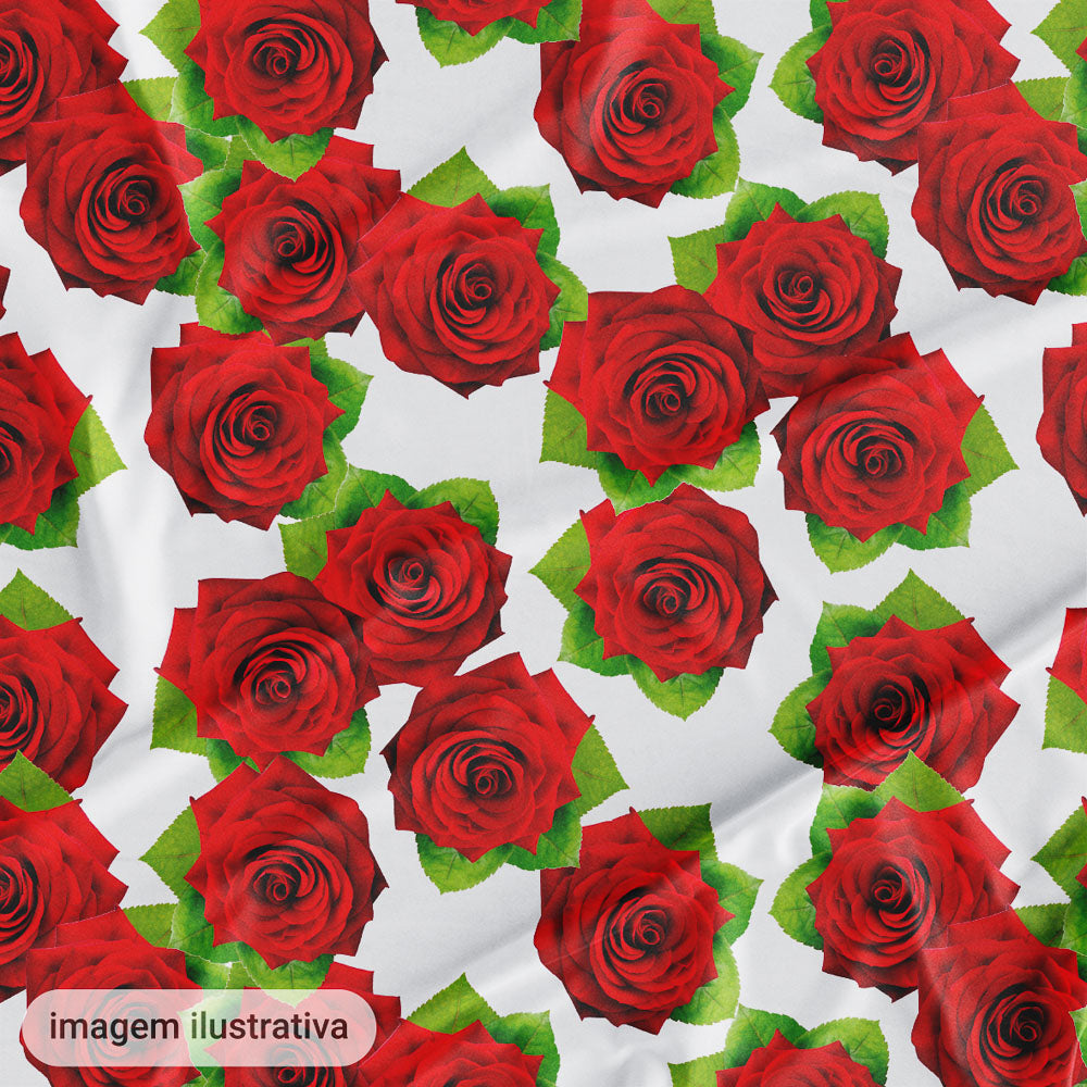 Oxford Digital Rosas Reais Vermelhas