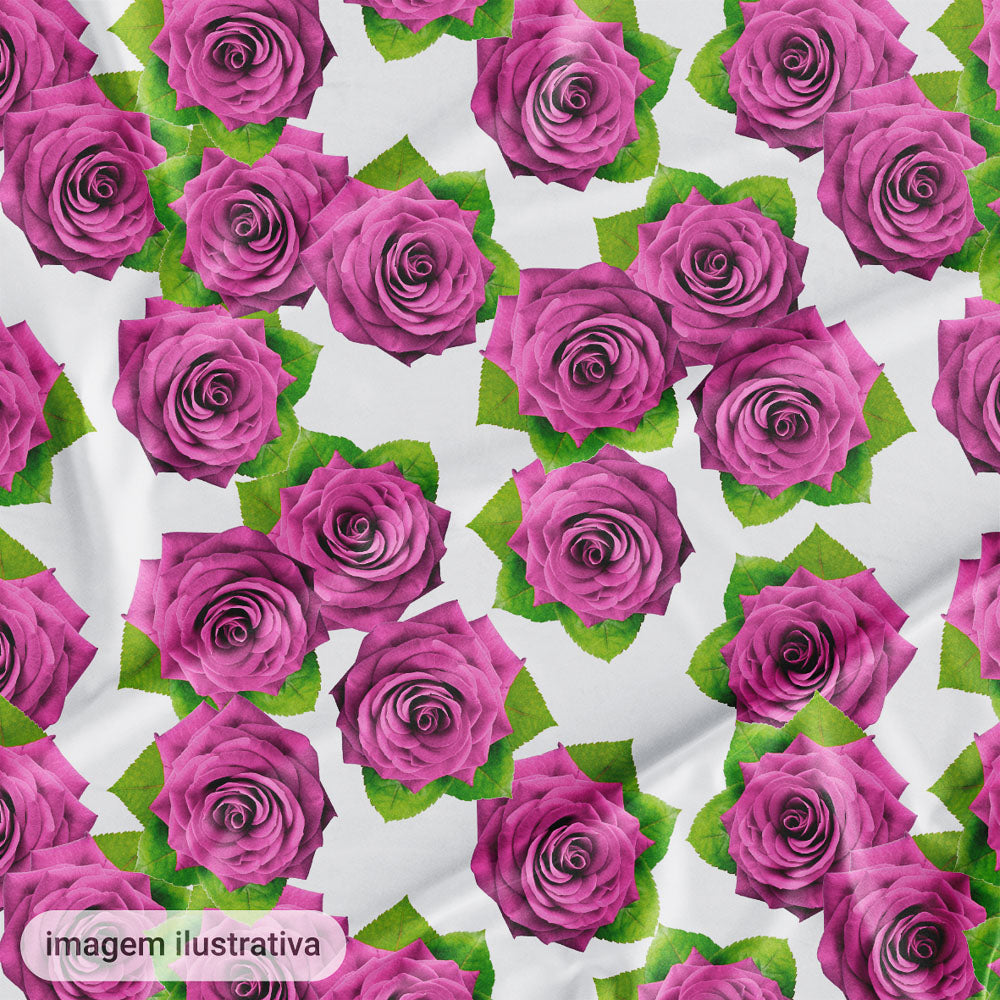 Oxford Digital Rosas Reais Rosa