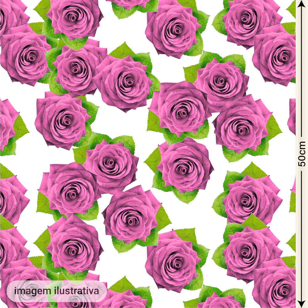 Oxford Digital Rosas Reais Rosa