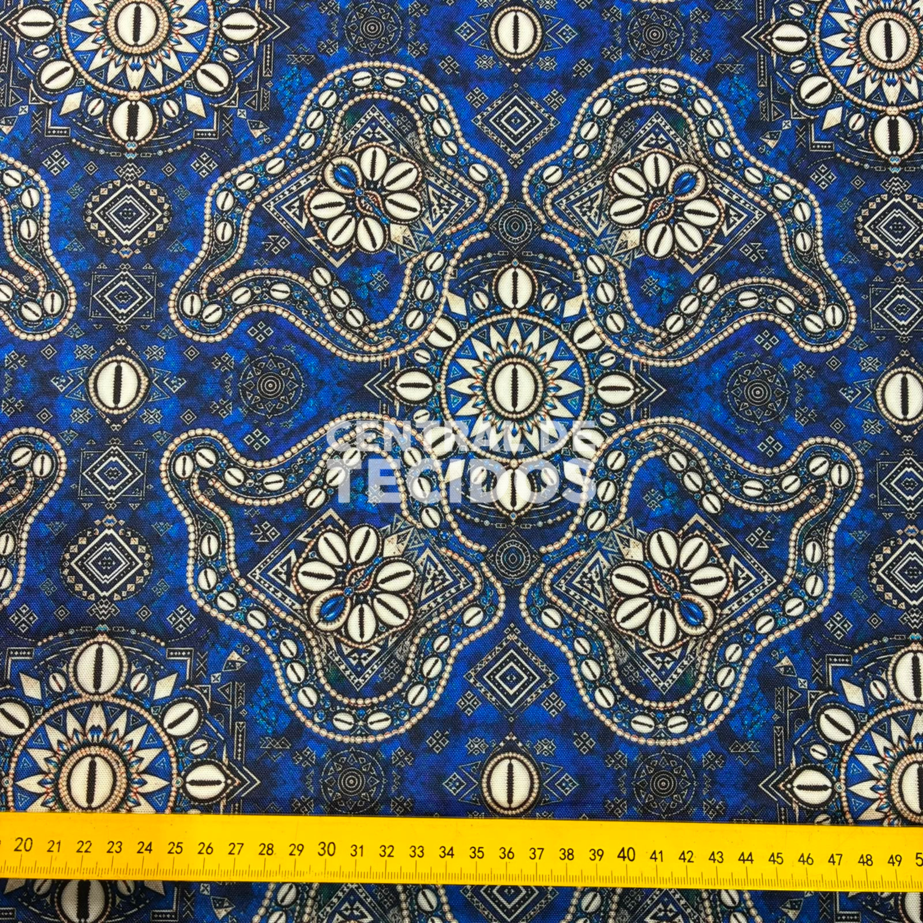 Oxford Digital Étnico Azul