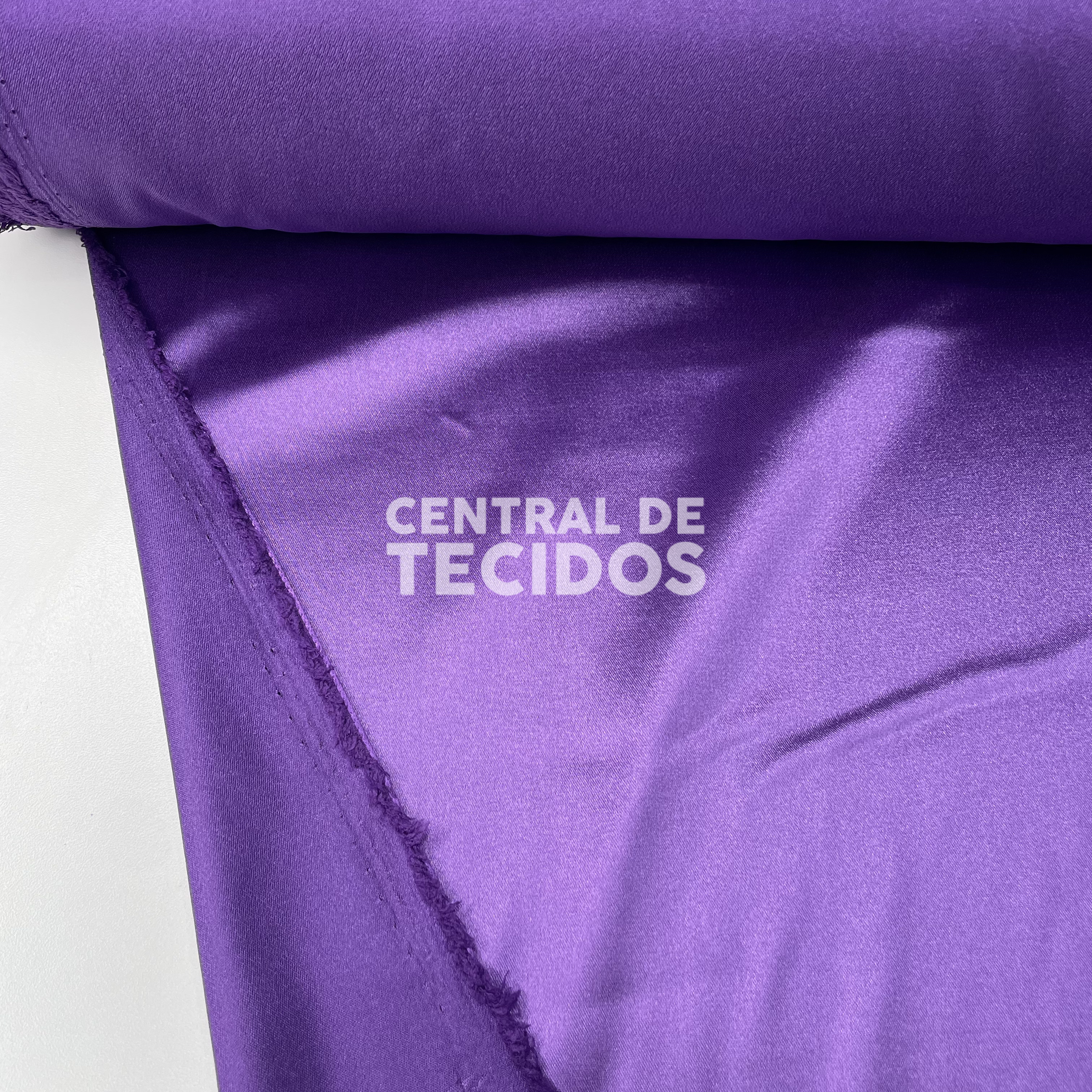 Cetim com Elastano Roxo