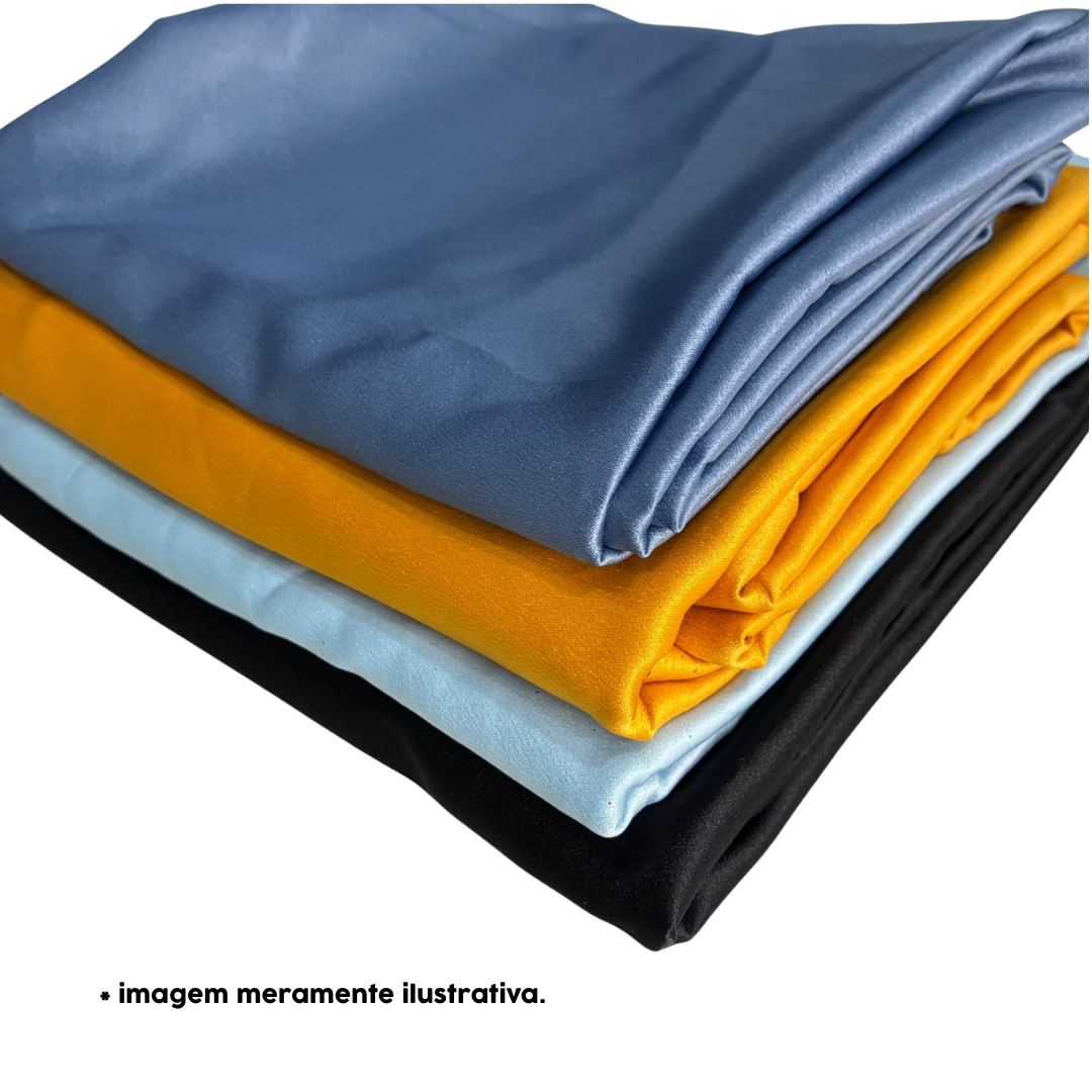 Kit Retalhos Crepe Amanda 1kg