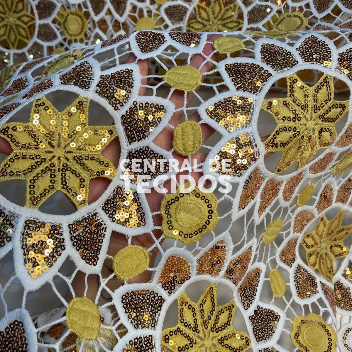Guipir Kigali Amarelo e Dourado