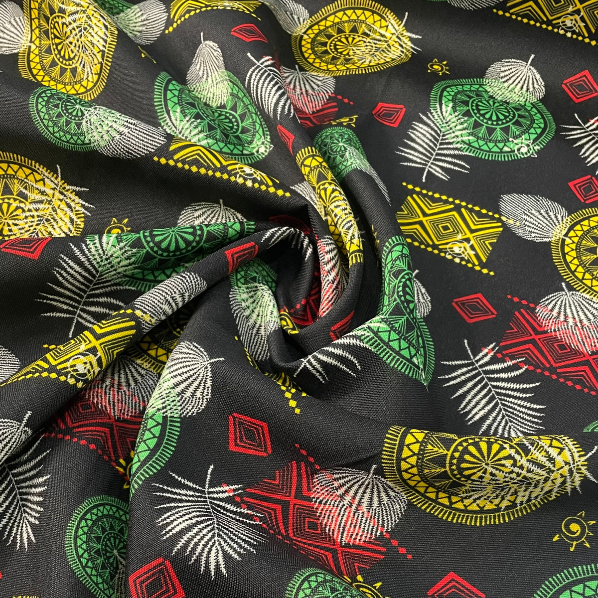 Oxford Afro Axé Fundo Preto