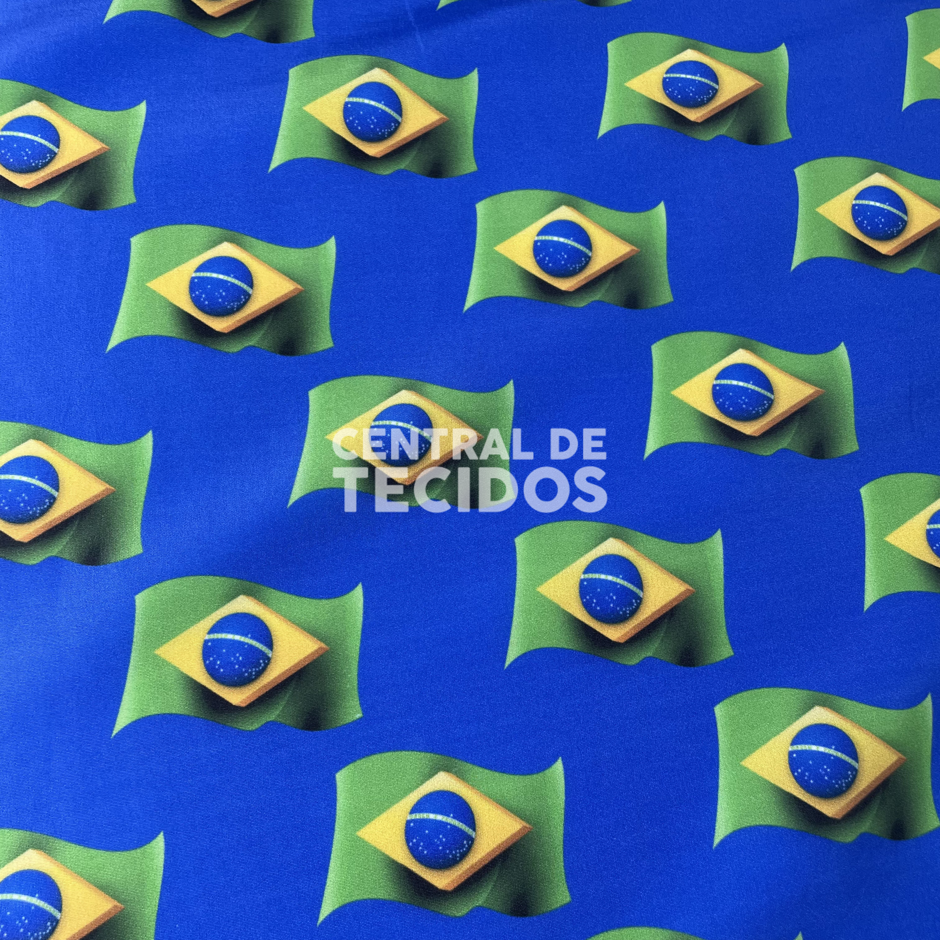 Microtel Digital Copa Bandeira Brasil Fundo Azul