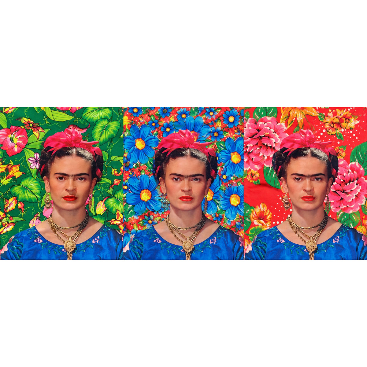 Veludo Suede Digital Frida Kahlo 01 50x50