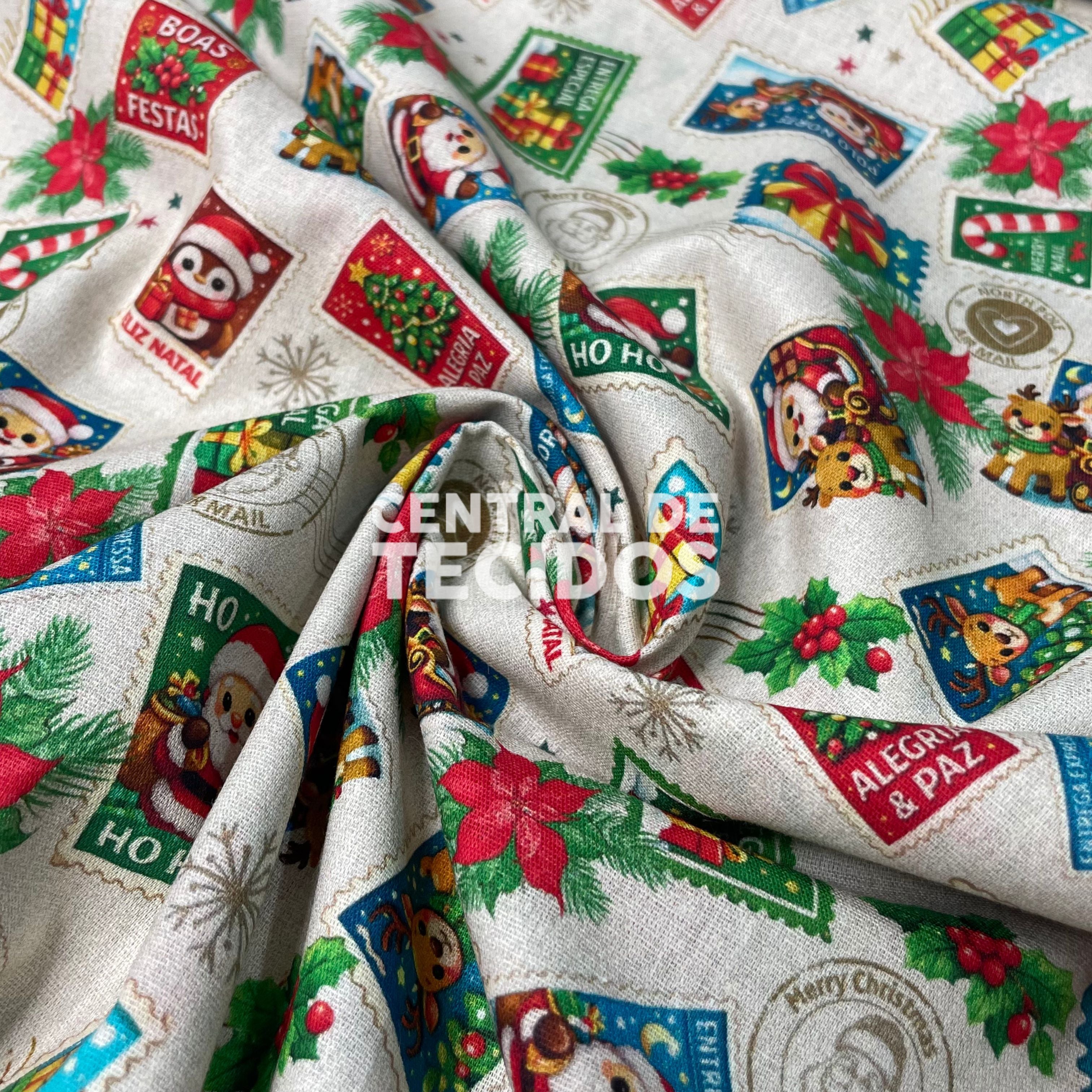 Tricoline Natalino Cartões de Natal