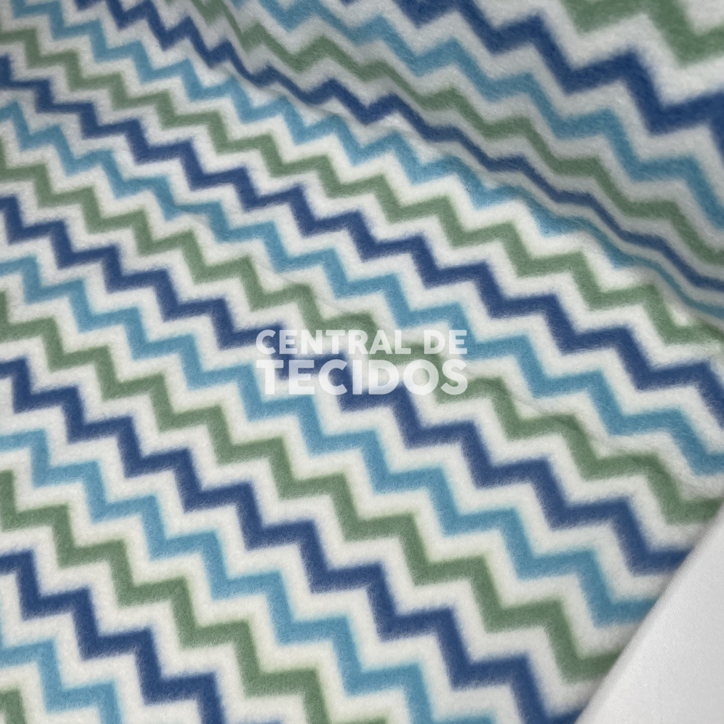 Soft Térmico Zig Zag Azul e Verde
