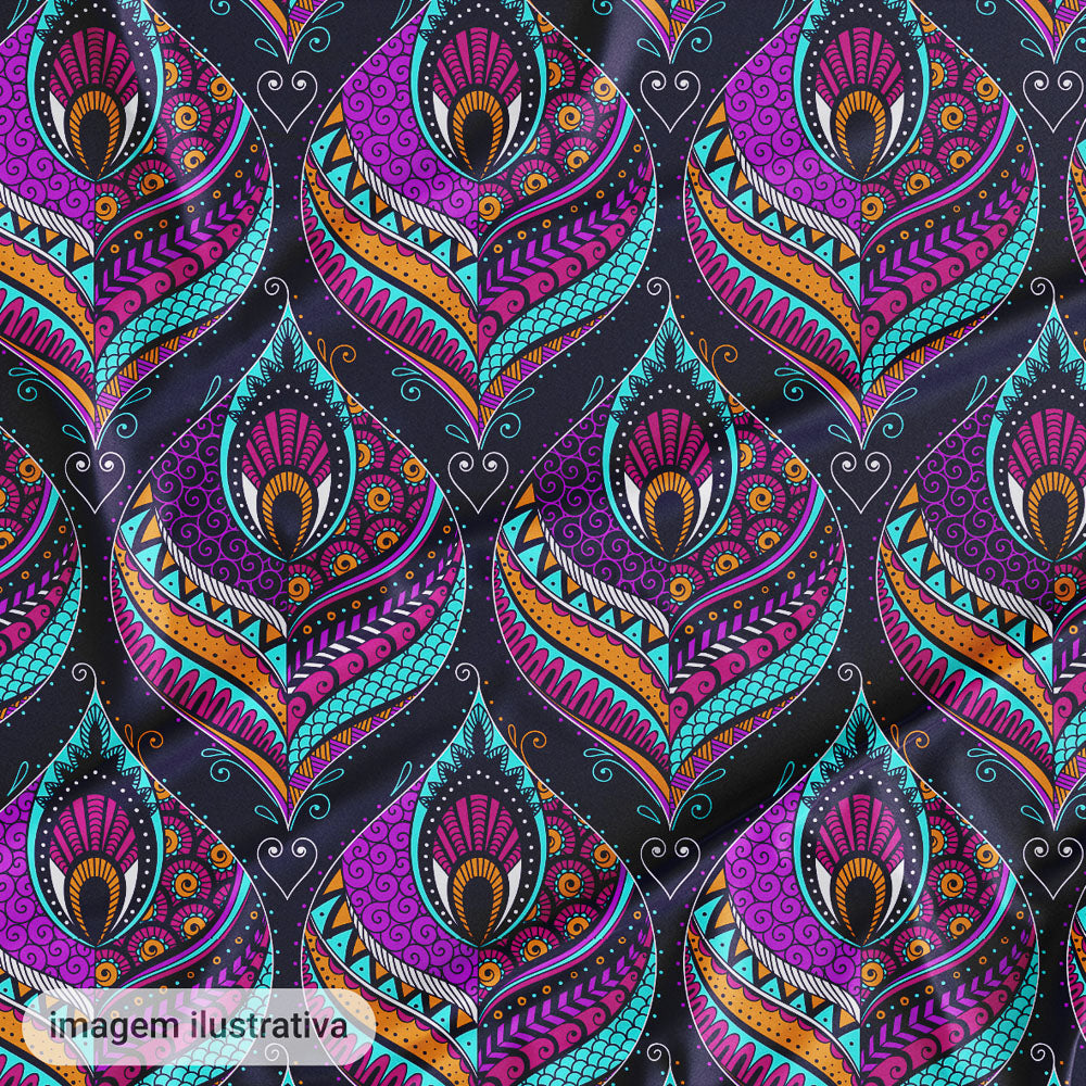 Oxford Digital Indiano Roxo