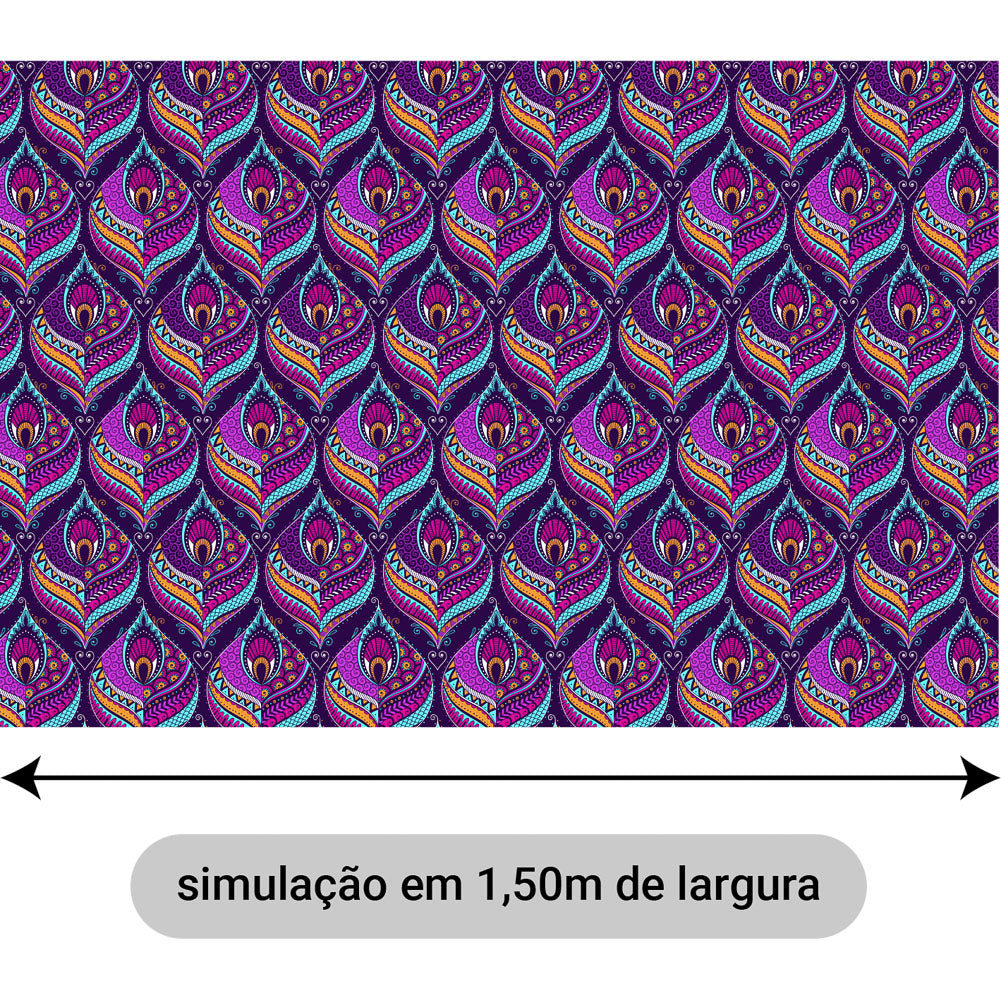 Oxford Digital Indiano Roxo