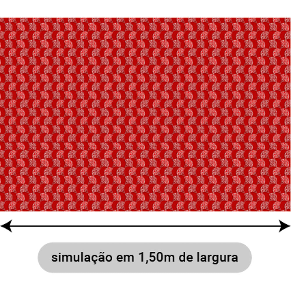 Oxford Digital Indiano Vermelhos