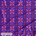 Oxford Digital Geométrico Mosaico Azul e Rosa