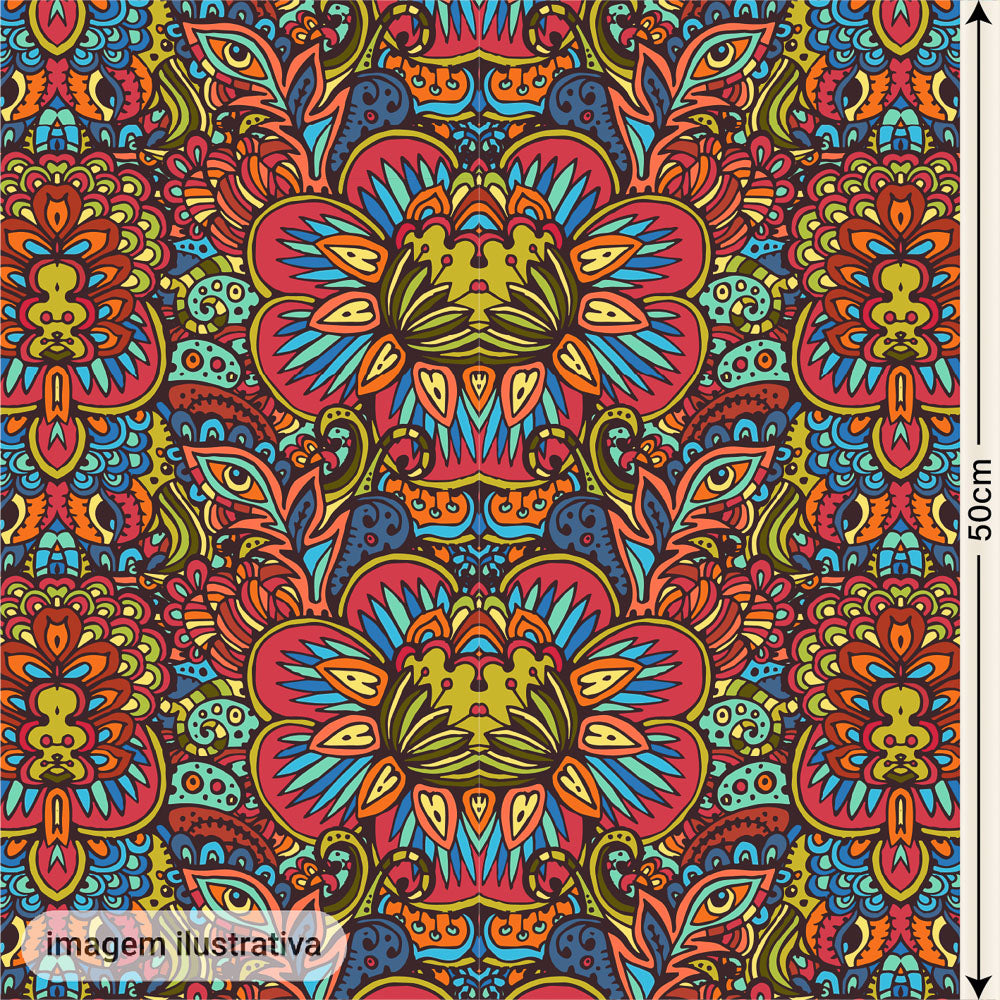 Oxford Digital Mosaico Psicodélico