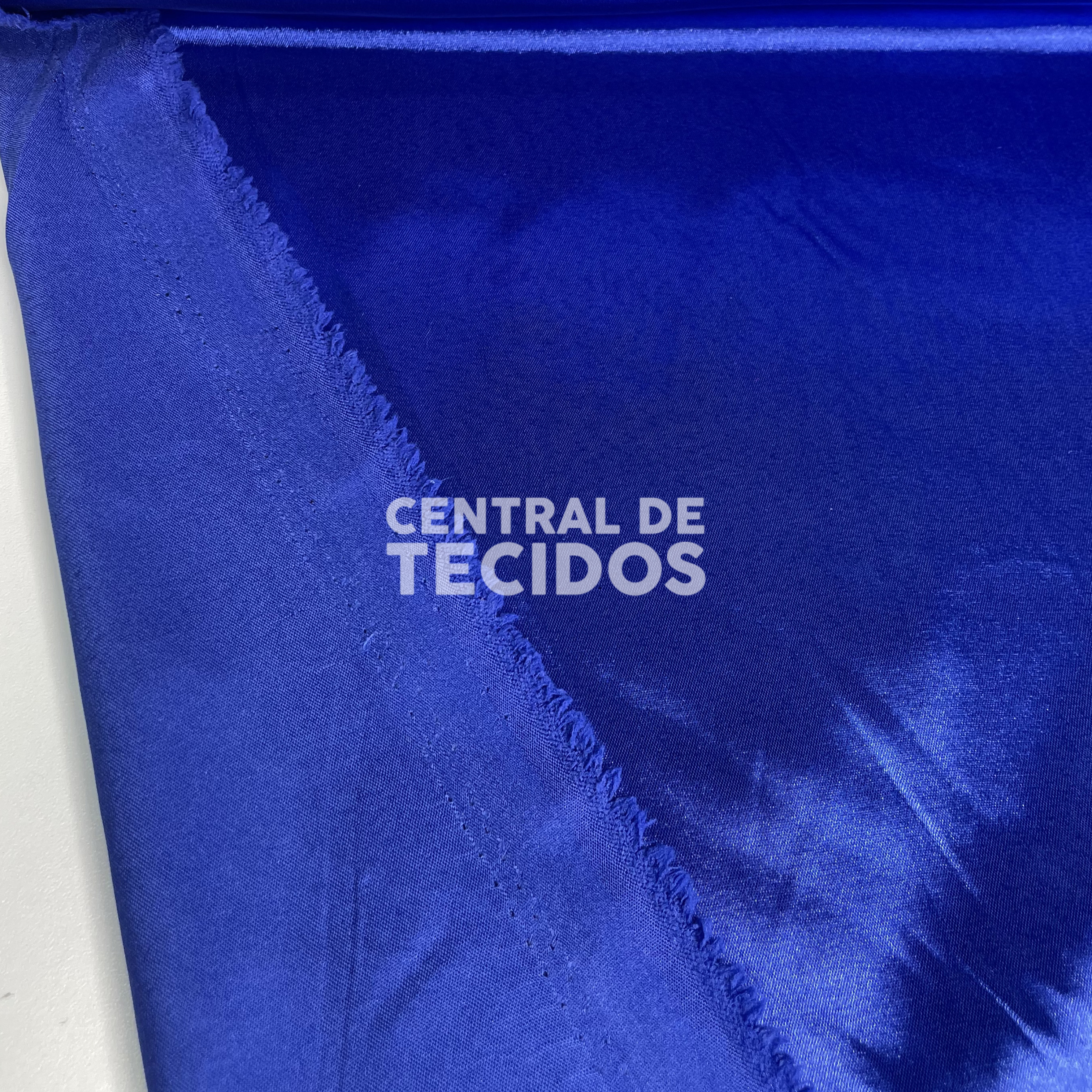 Cetim com Elastano Azul