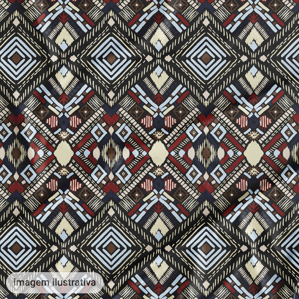 Oxford Digital Tribal Étnico Geométrico Terra