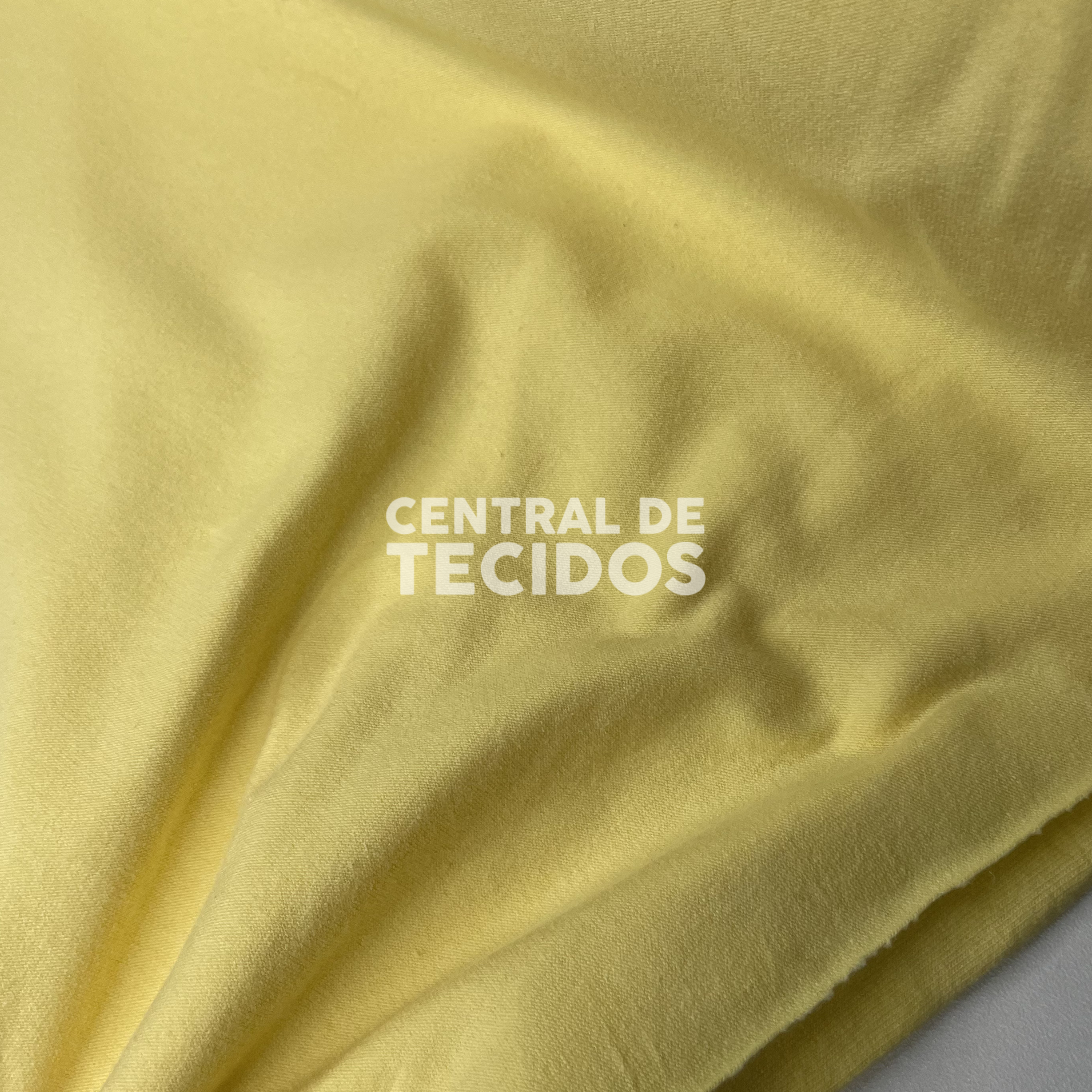Malha Cotton Amarelo Bebê