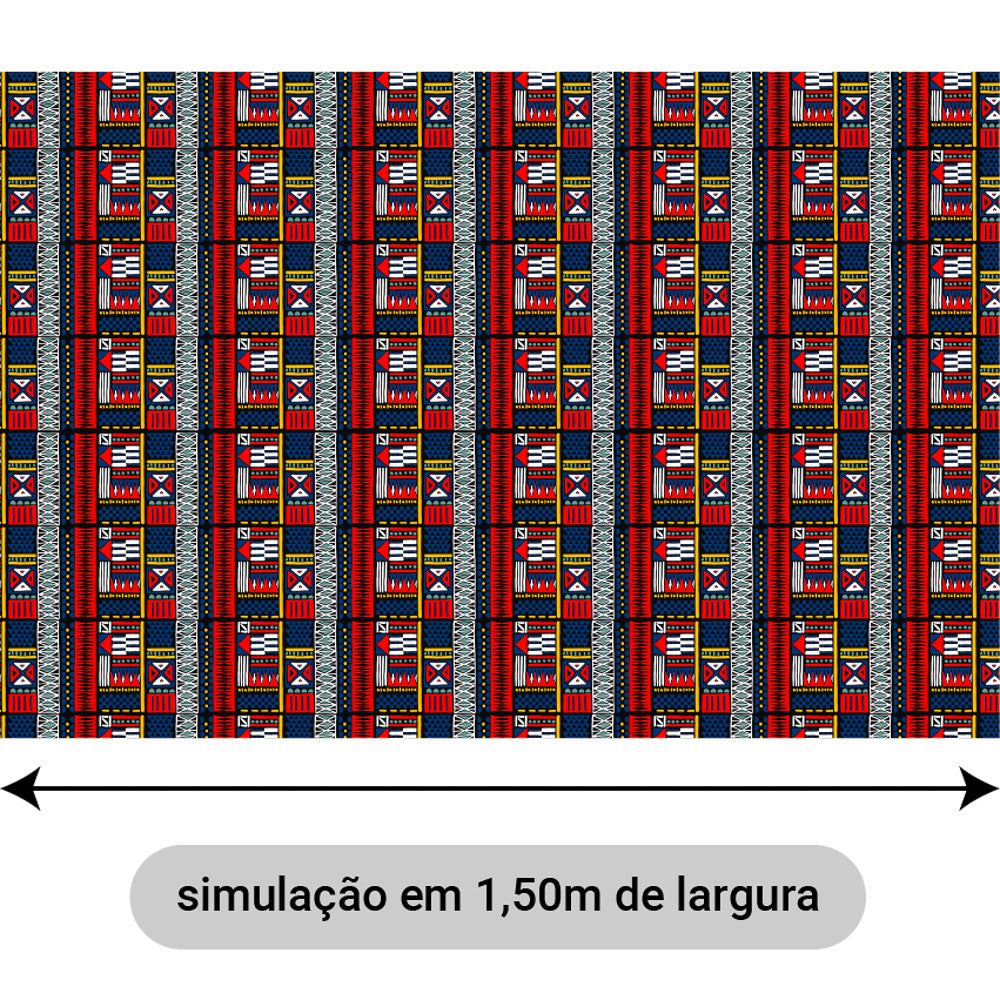 Oxford Digital Tribal Étnico Geométrico Quente