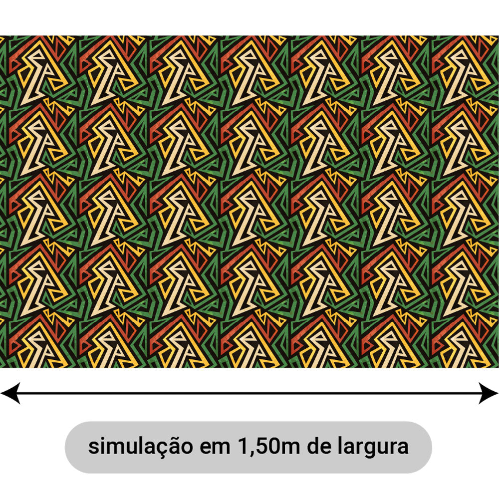 Oxford Digital Geométrico Étnico Reggae