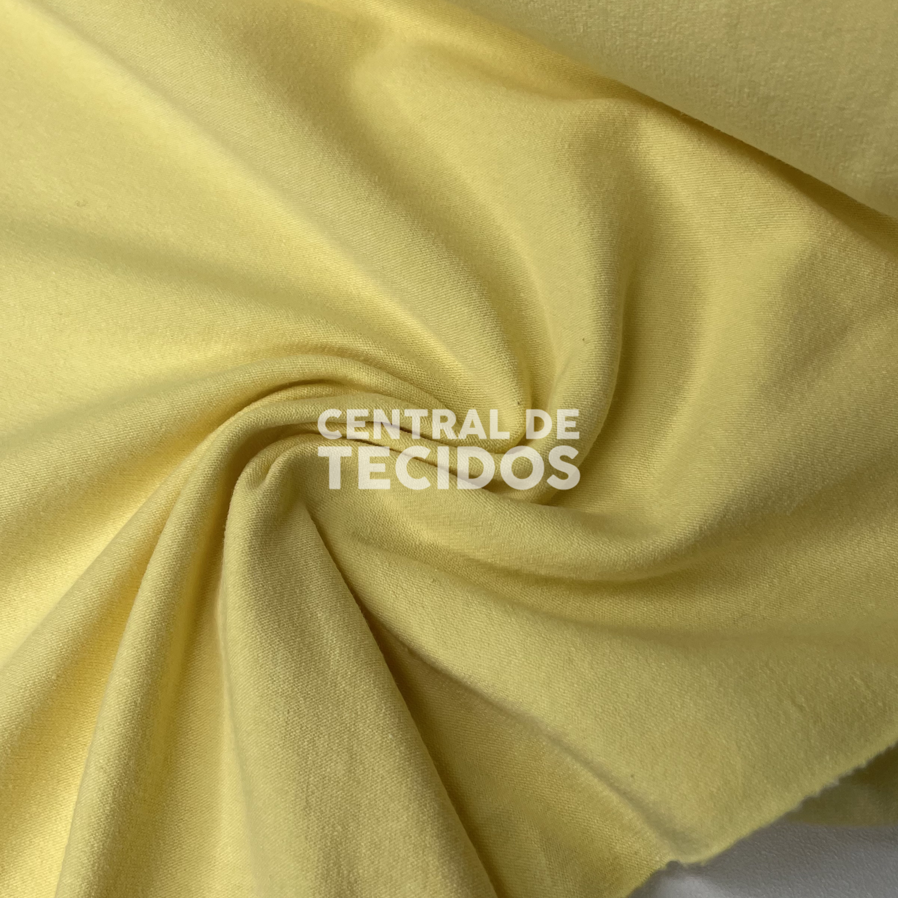 Malha Cotton Amarelo Bebê