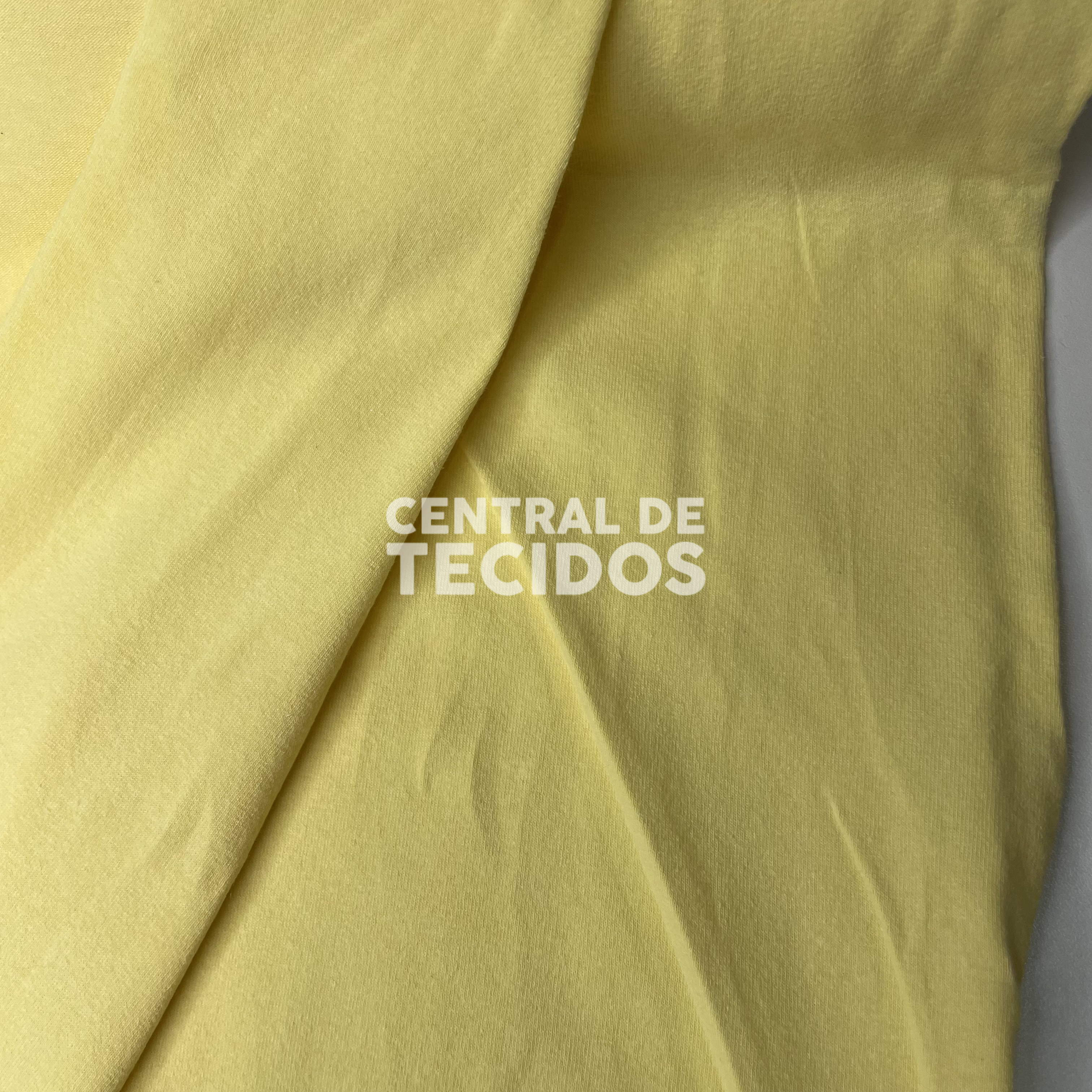 Malha Cotton Amarelo Bebê