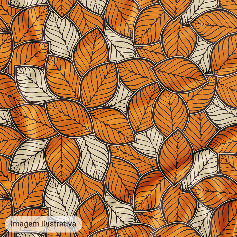 Oxford Digital Folhas Laranja