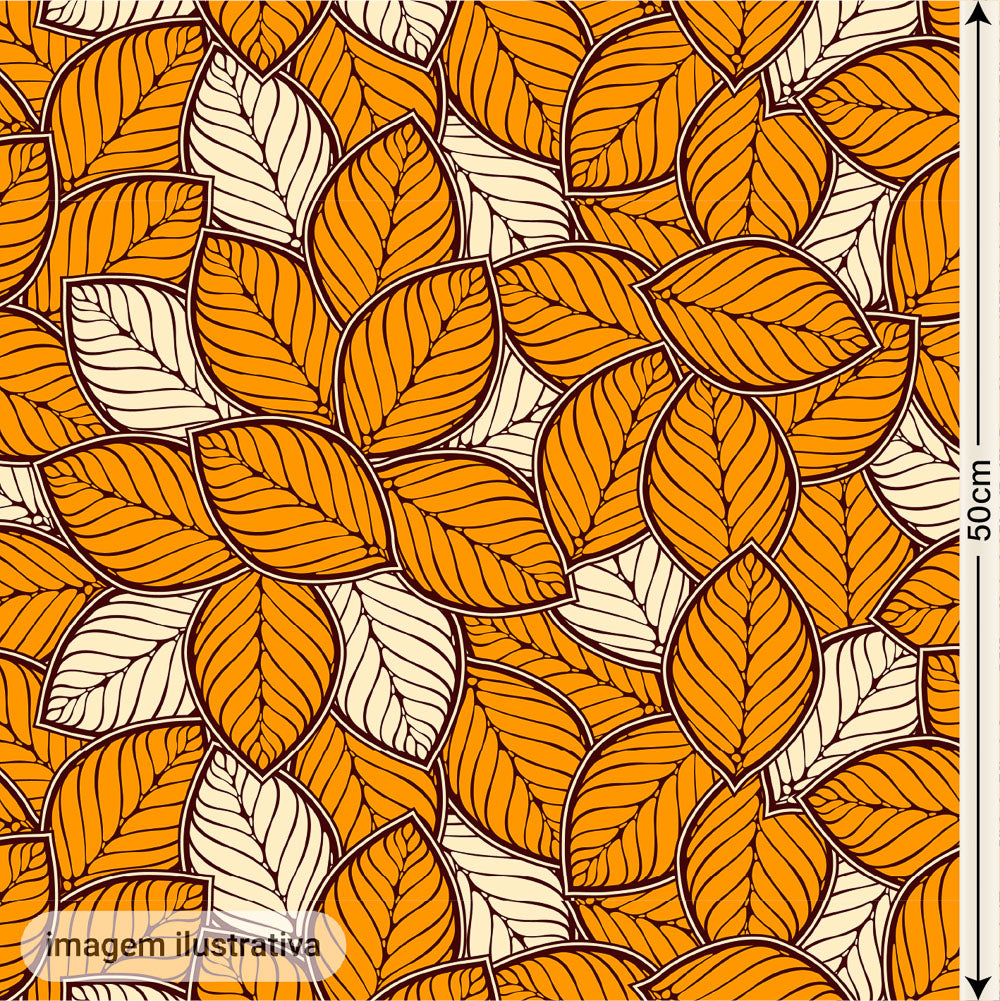 Oxford Digital Folhas Laranja