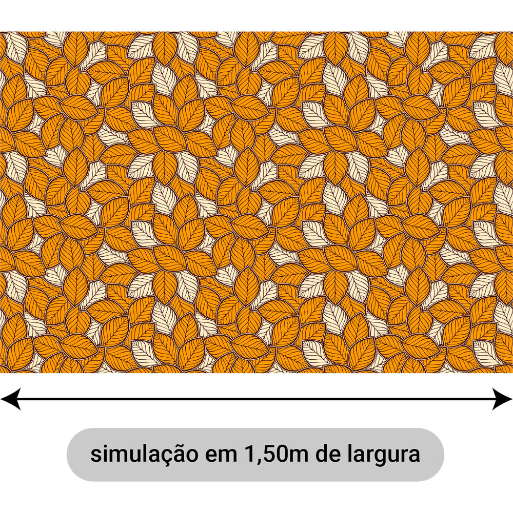 Oxford Digital Folhas Laranja