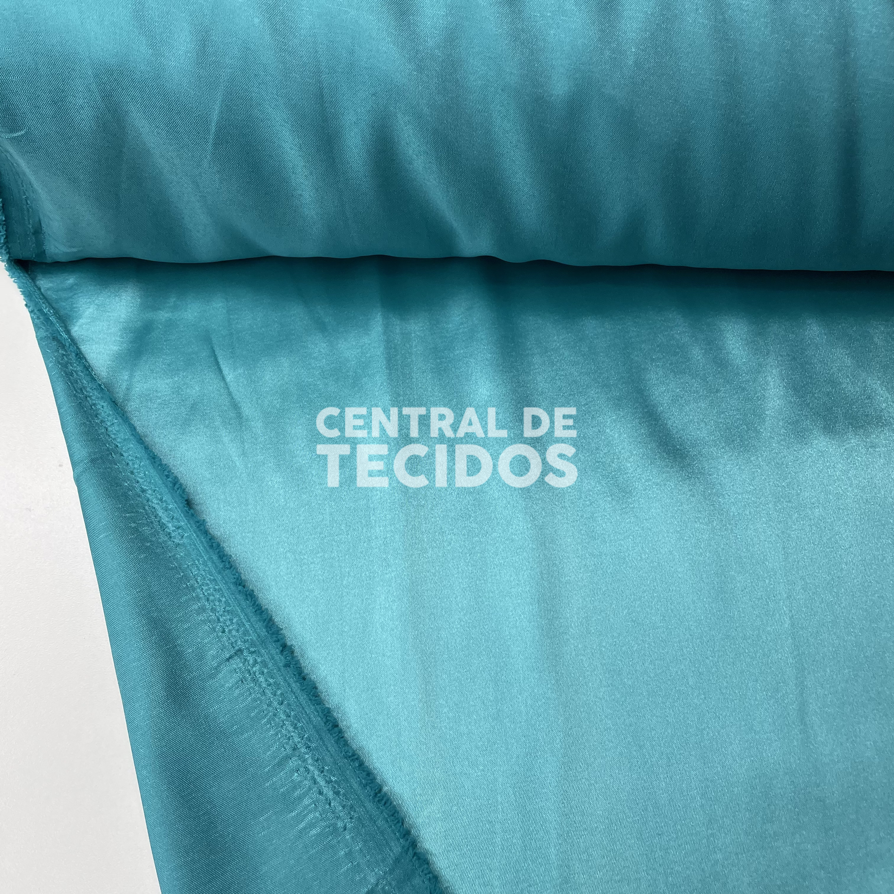Cetim com Elastano Verde Água