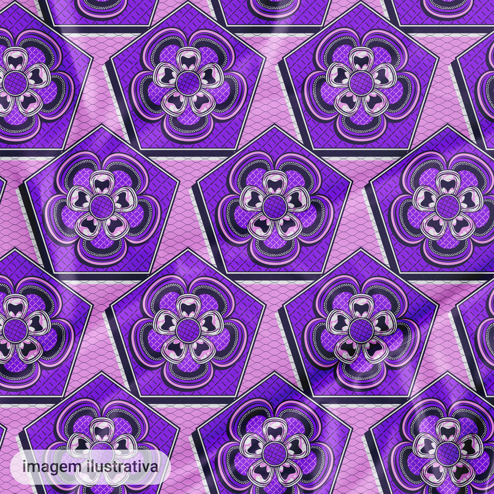 Oxford Digital Mandala Púrpura