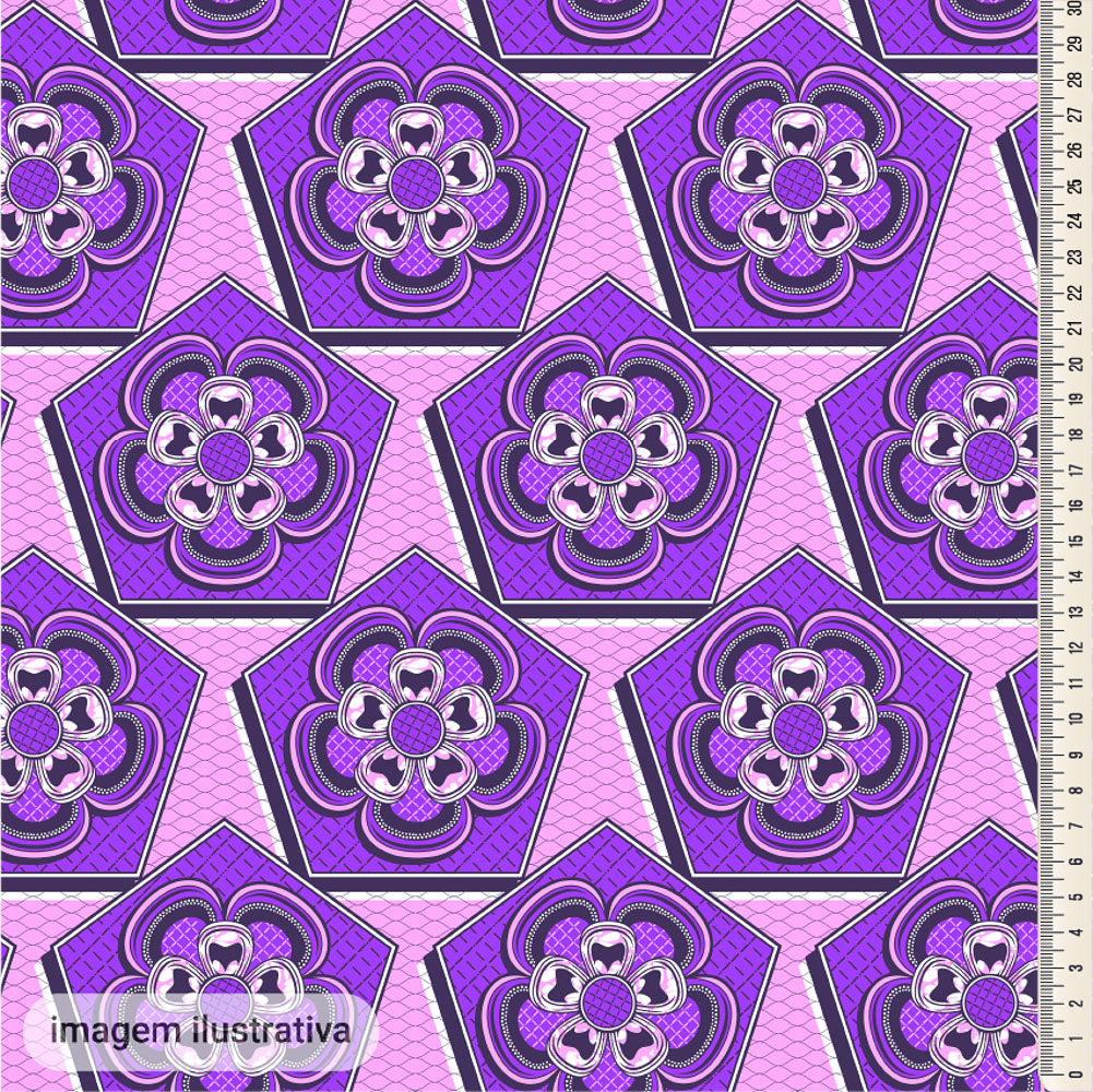 Oxford Digital Mandala Púrpura
