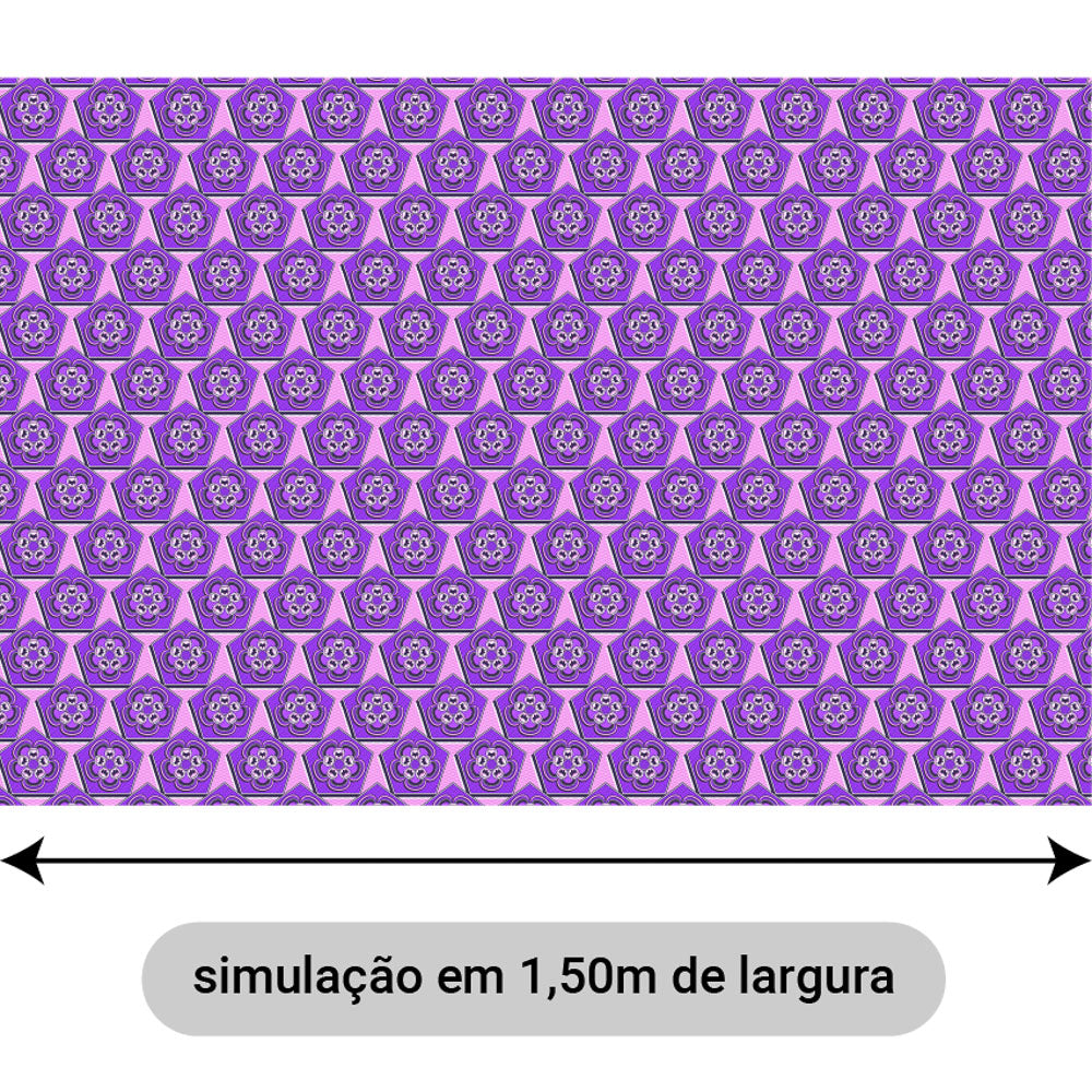 Oxford Digital Mandala Púrpura