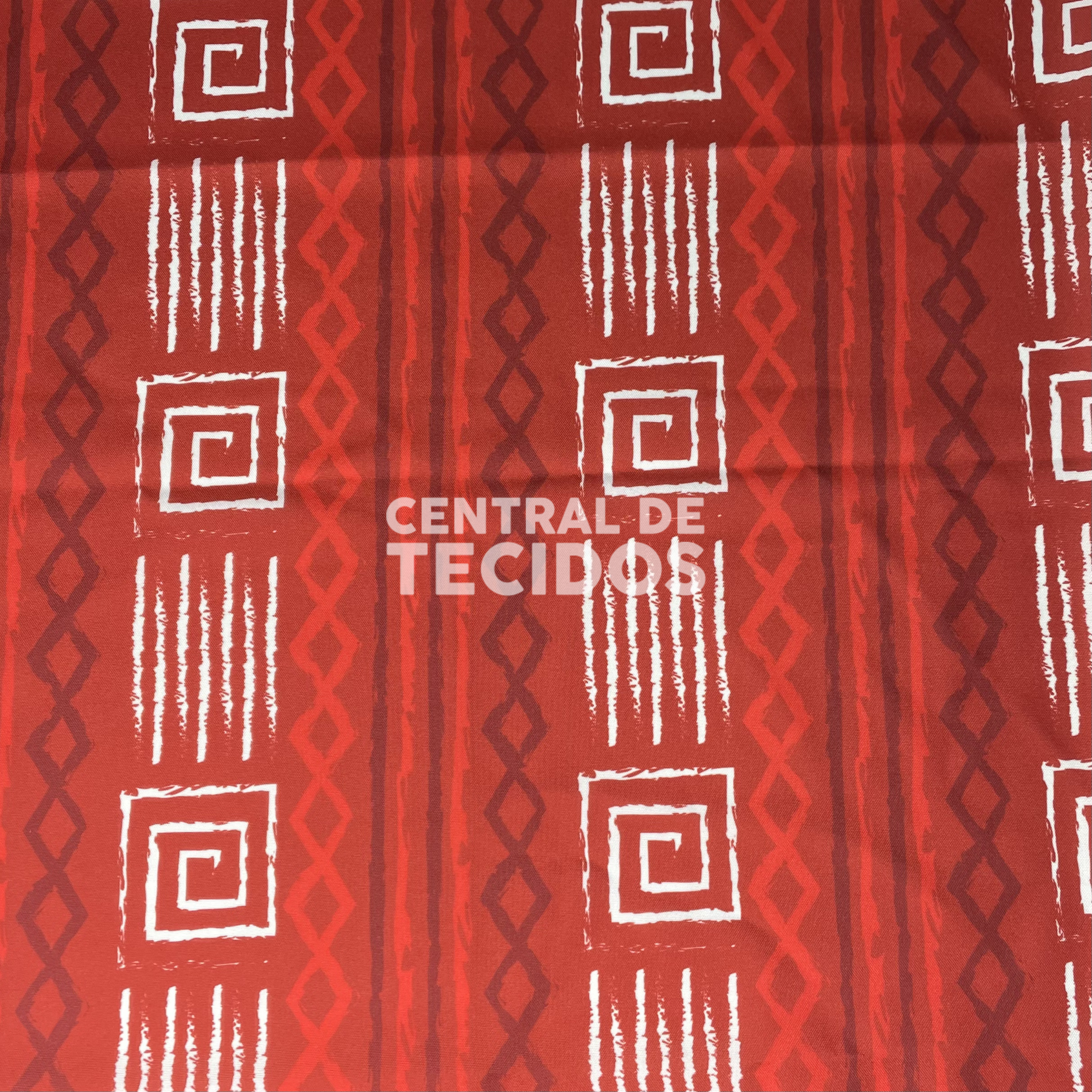 Oxford Digital Tribal Étnico Vermelho