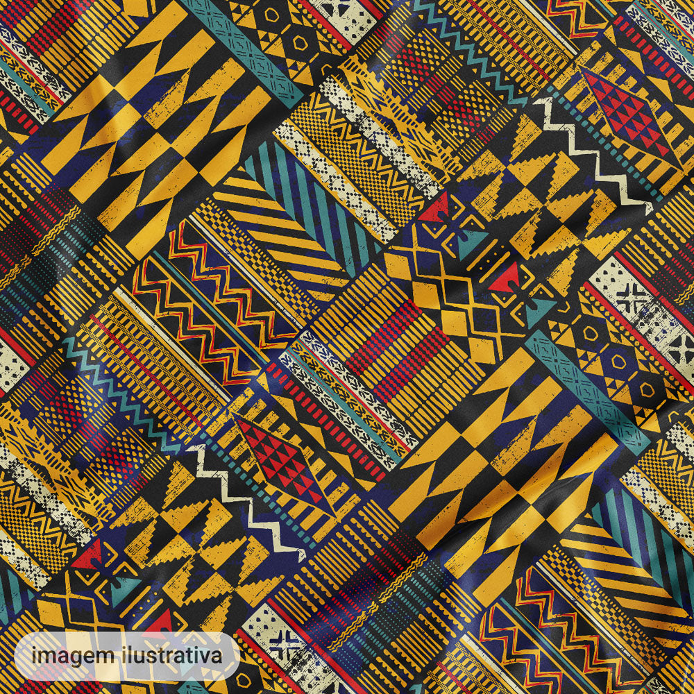 Oxford Digital Patchwork Tribal
