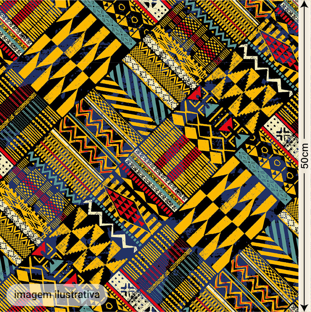 Oxford Digital Patchwork Tribal