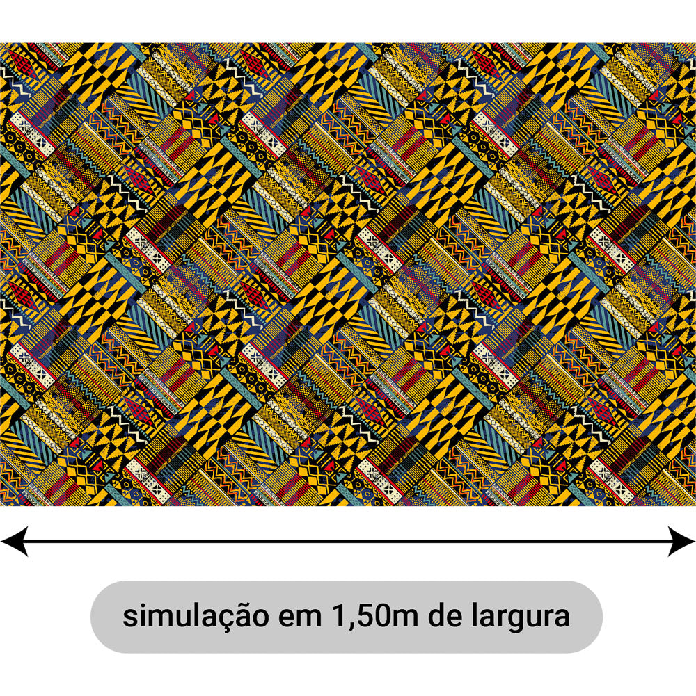 Oxford Digital Patchwork Tribal