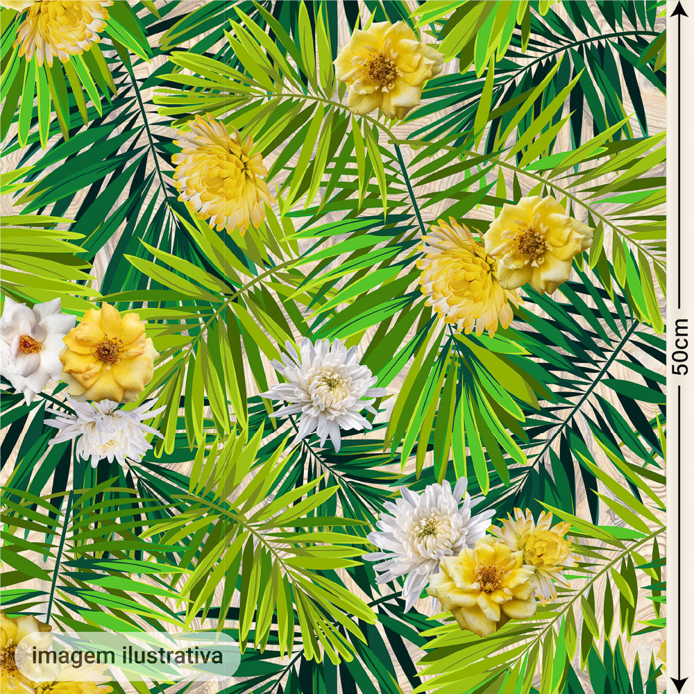 Oxford Digital Floral Tropical