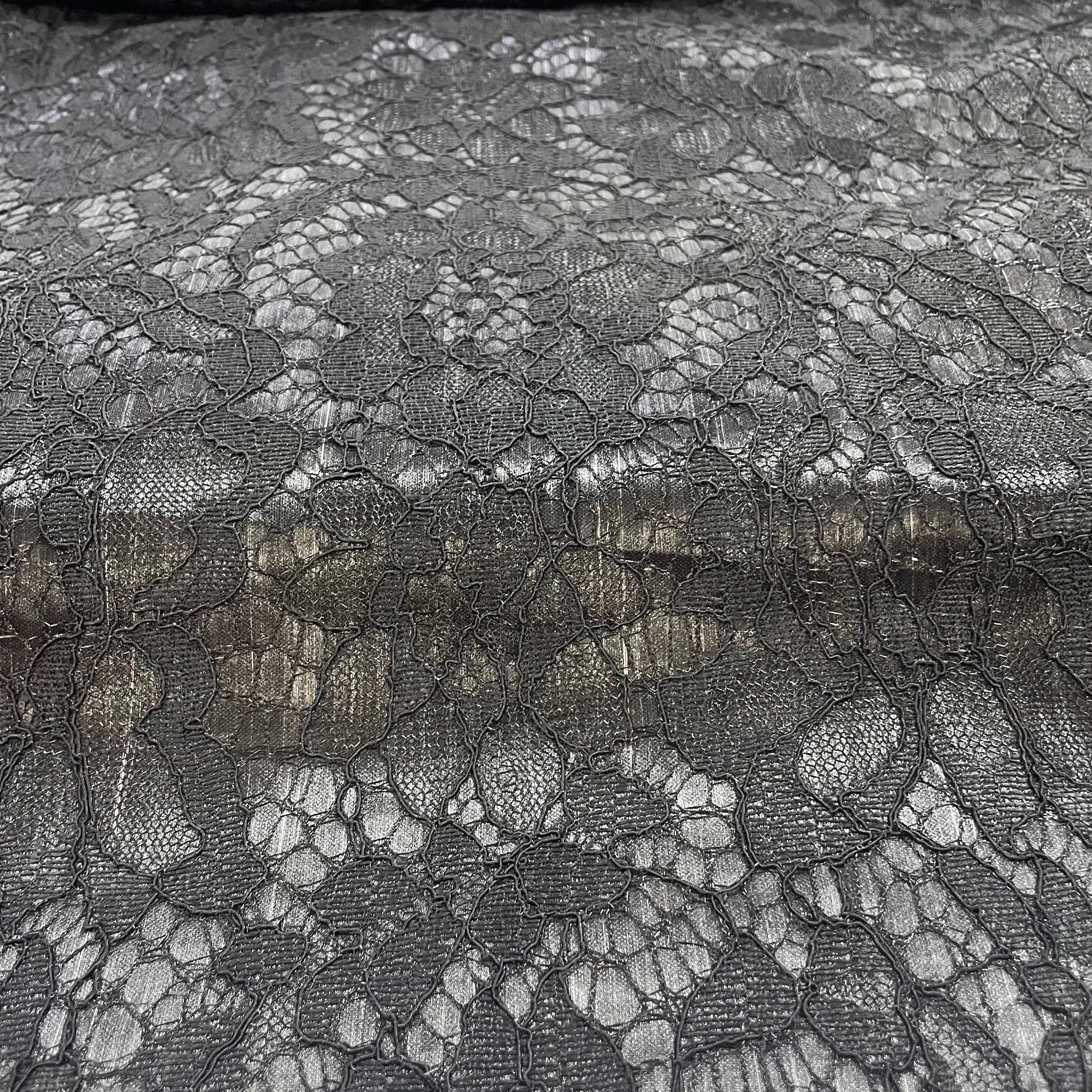 Renda Hope Lace Dublada com Cetim Preta