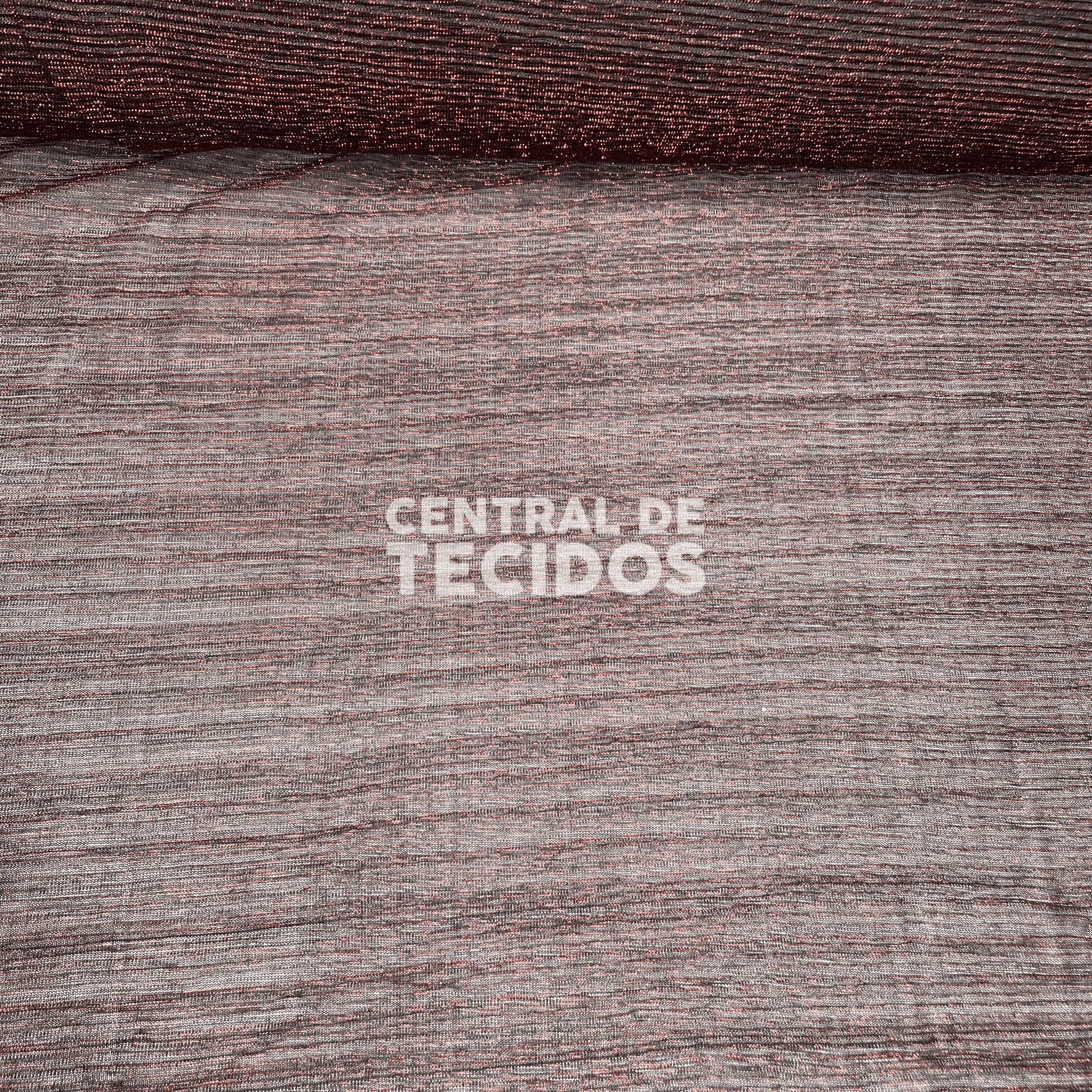 Gazar Lurex Preto e Vermelho