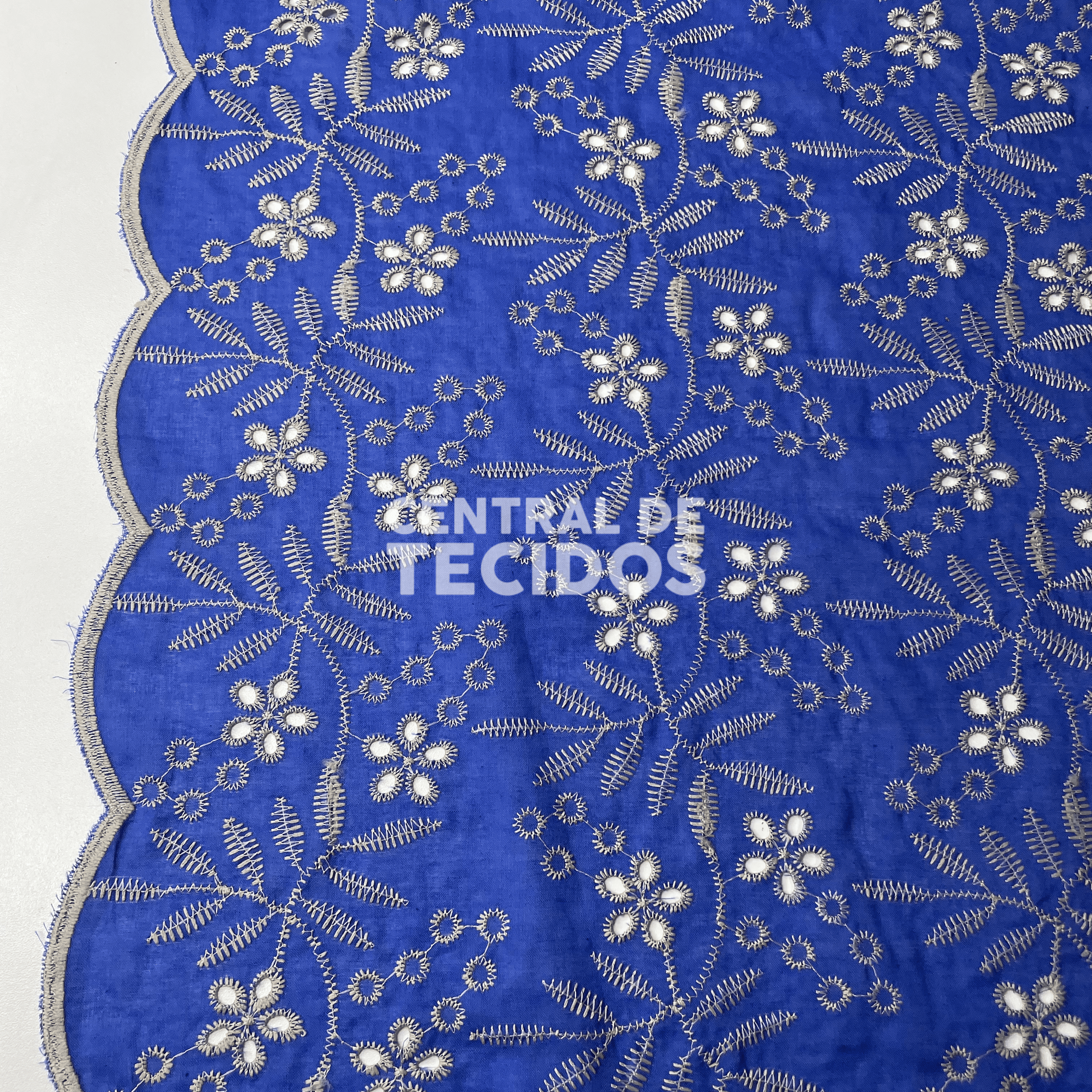 Laise Bordado Azul Royal