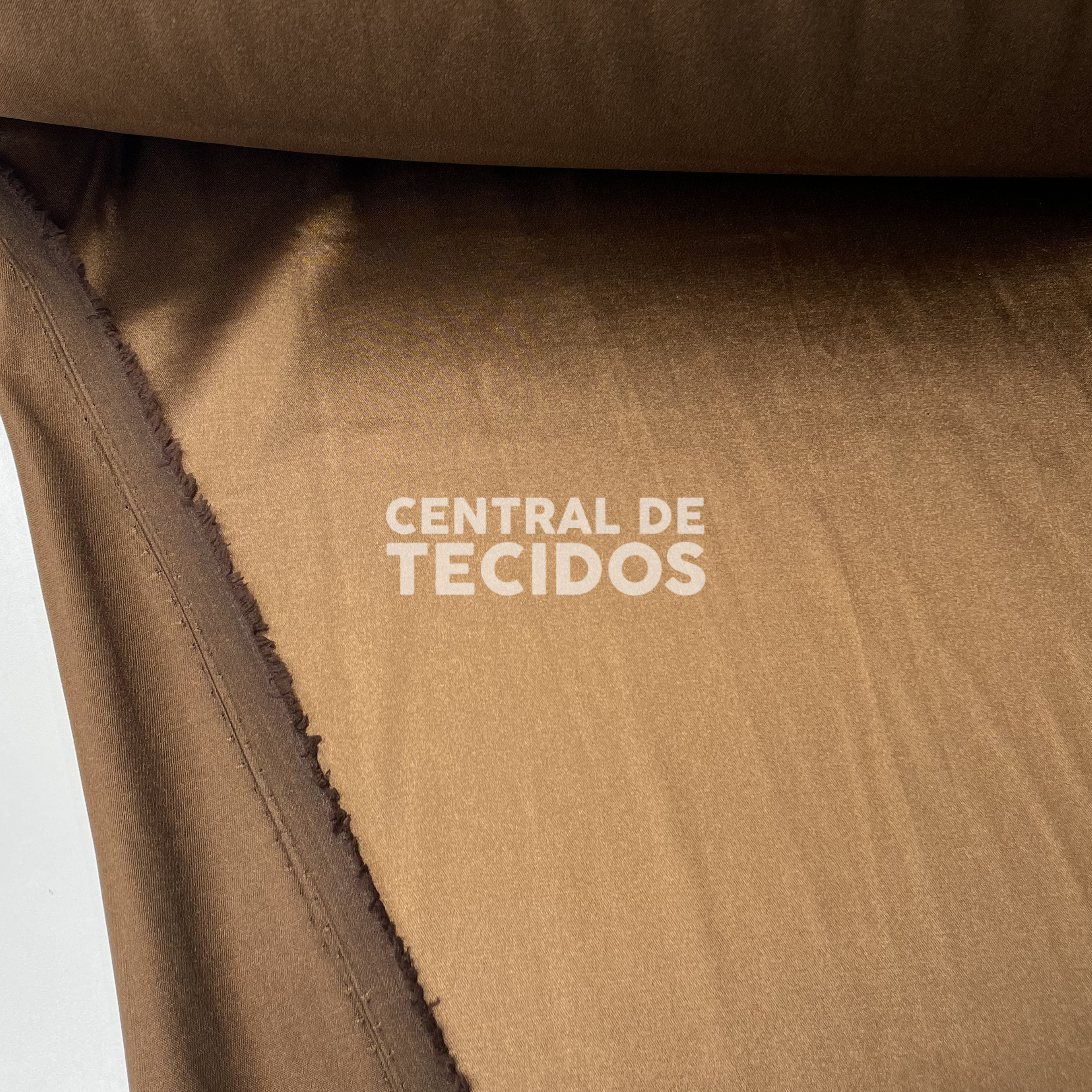 Cetim com Elastano Caqui