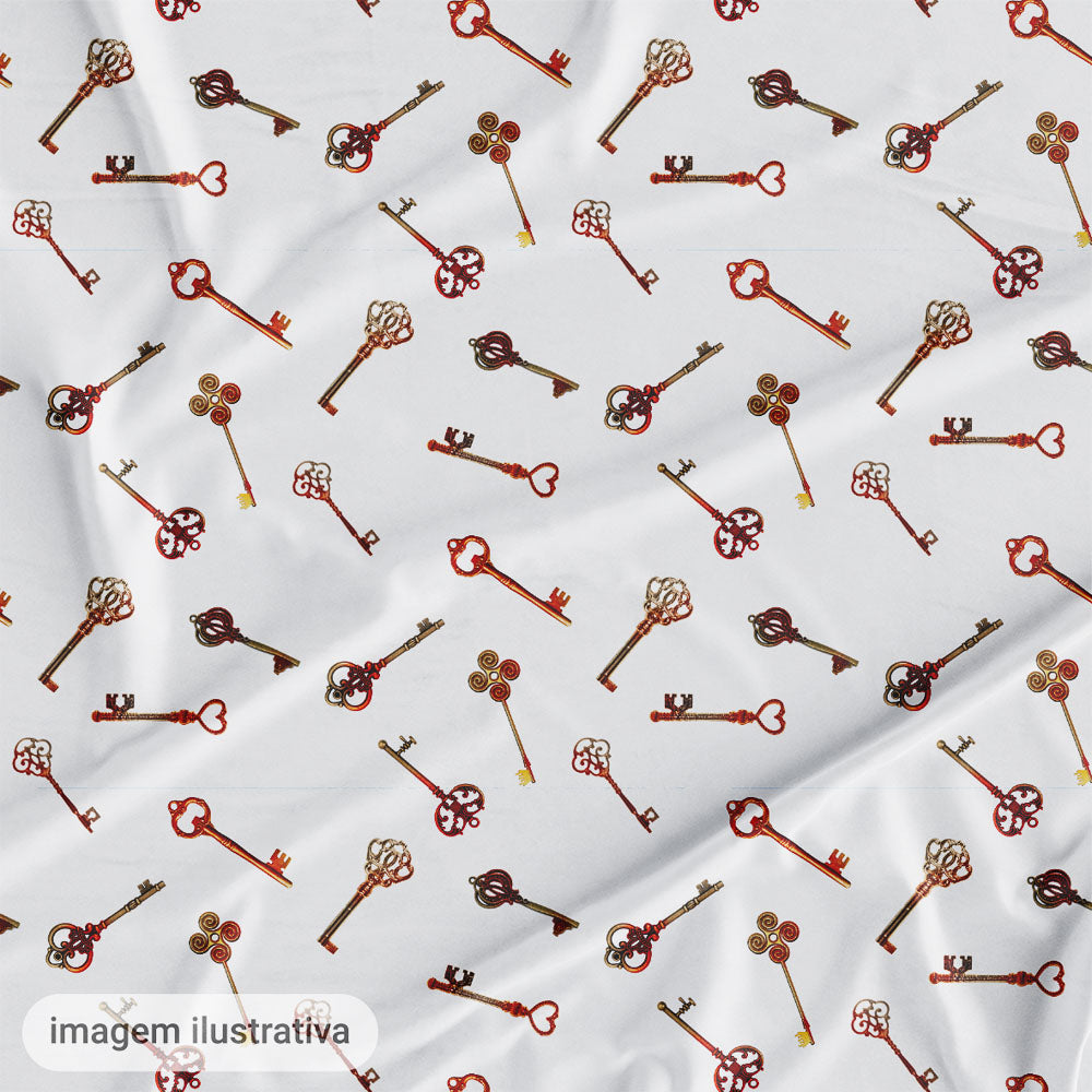 Oxford Digital Chaves Mista Fundo Branco