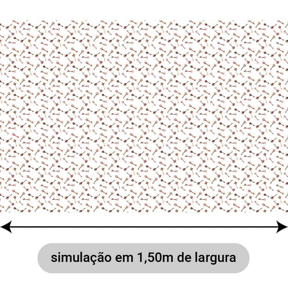 Oxford Digital Chaves Mista Fundo Branco