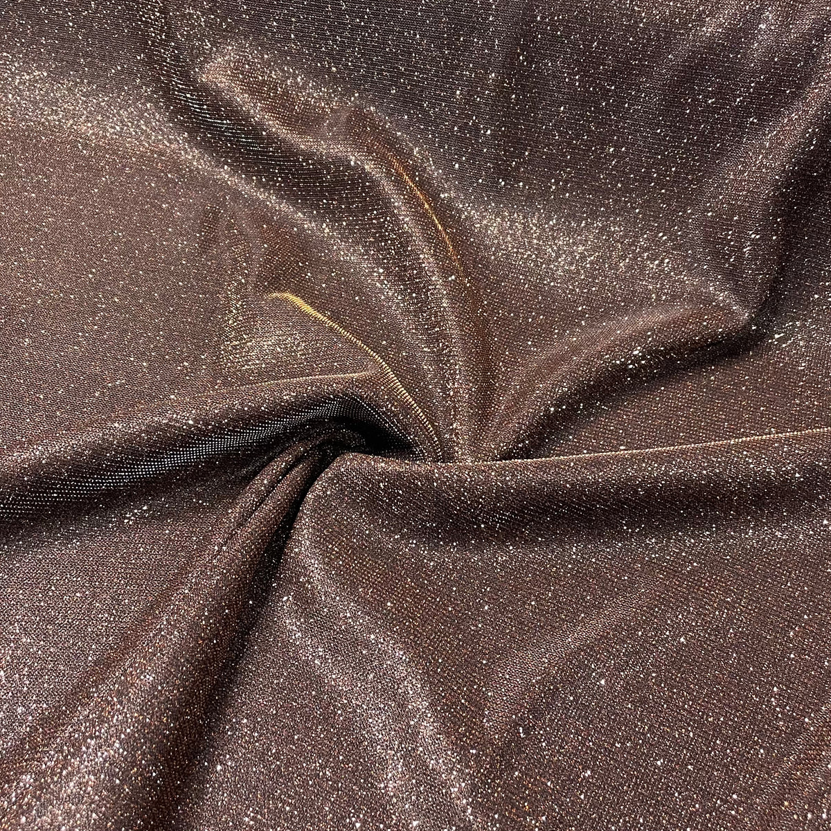 Malha Lurex Marrom