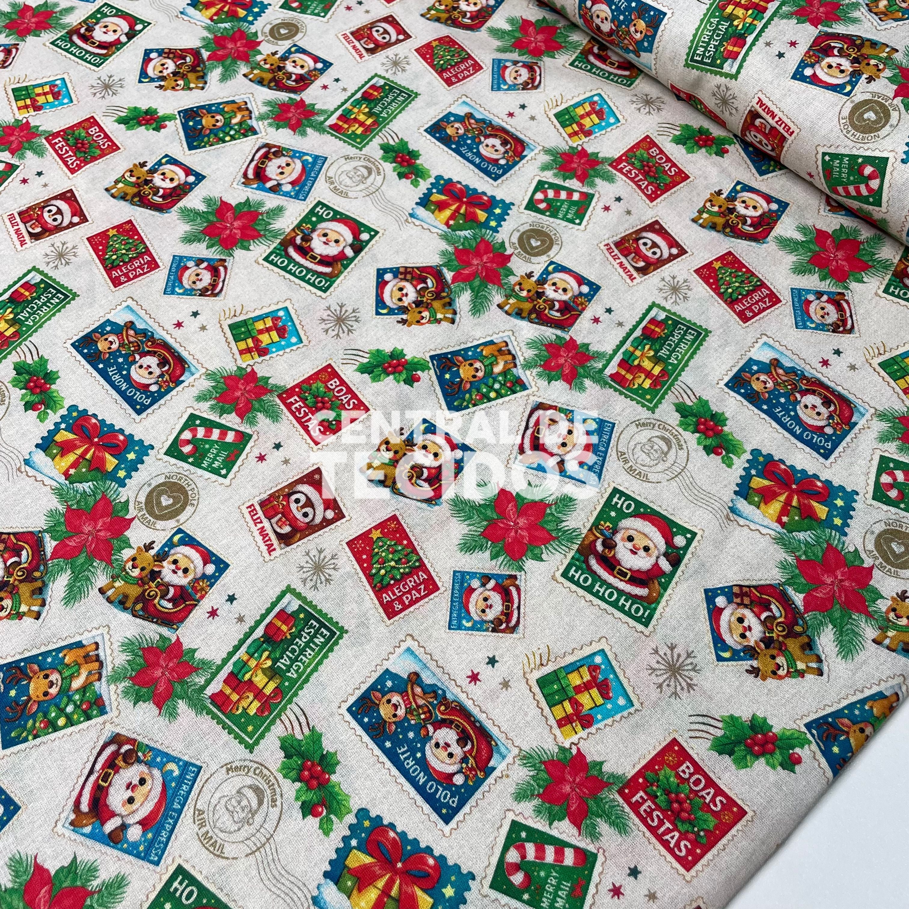 Tricoline Natalino Cartões de Natal