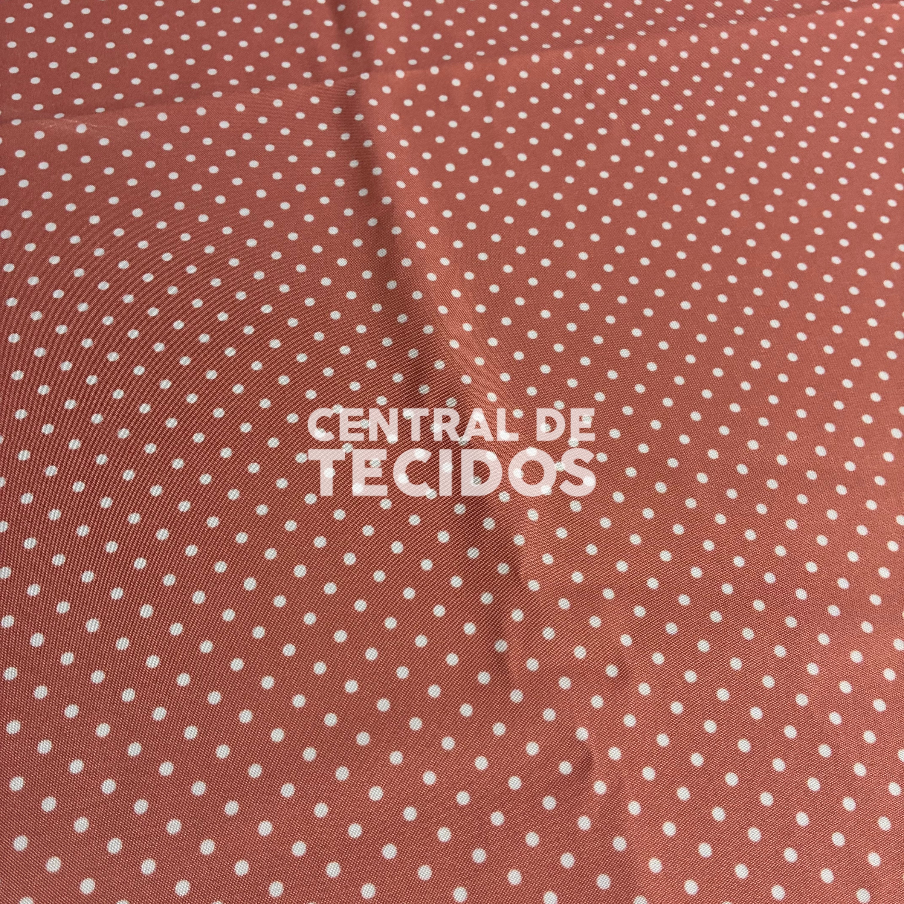 Oxfordine Digital Poá 3mm Fundo Salmão