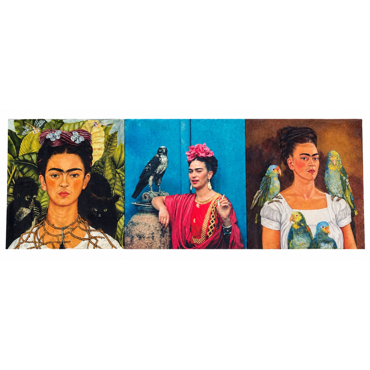 Veludo Suede Digital Frida Kahlo 03 50x50