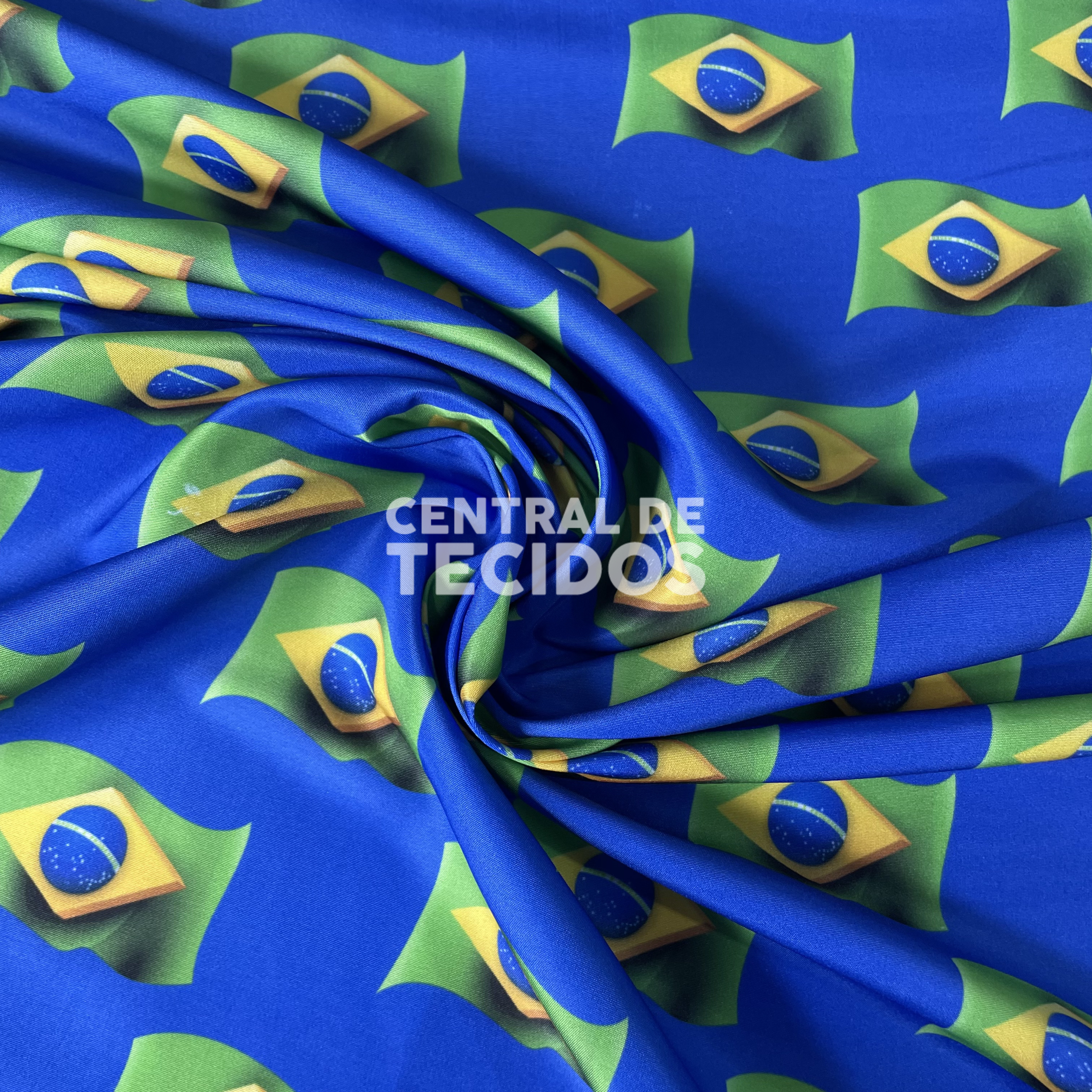 Microtel Digital Copa Bandeira Brasil Fundo Azul